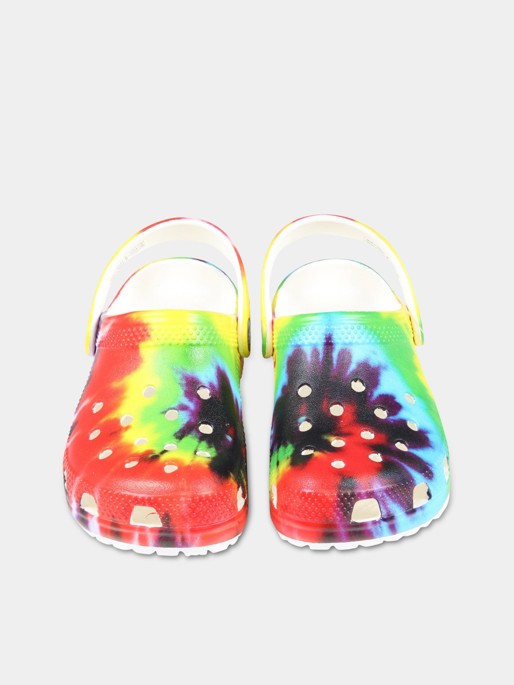 Sabot tie-dye per bambini con logo,Crocs,206994/5 90H