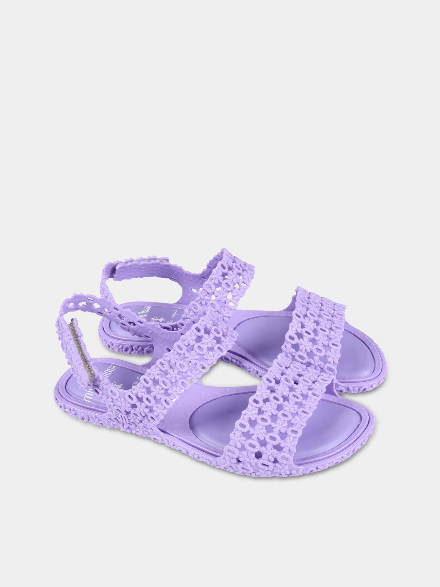 Sandali viola per bambina,Mini Melissa,33439 54147