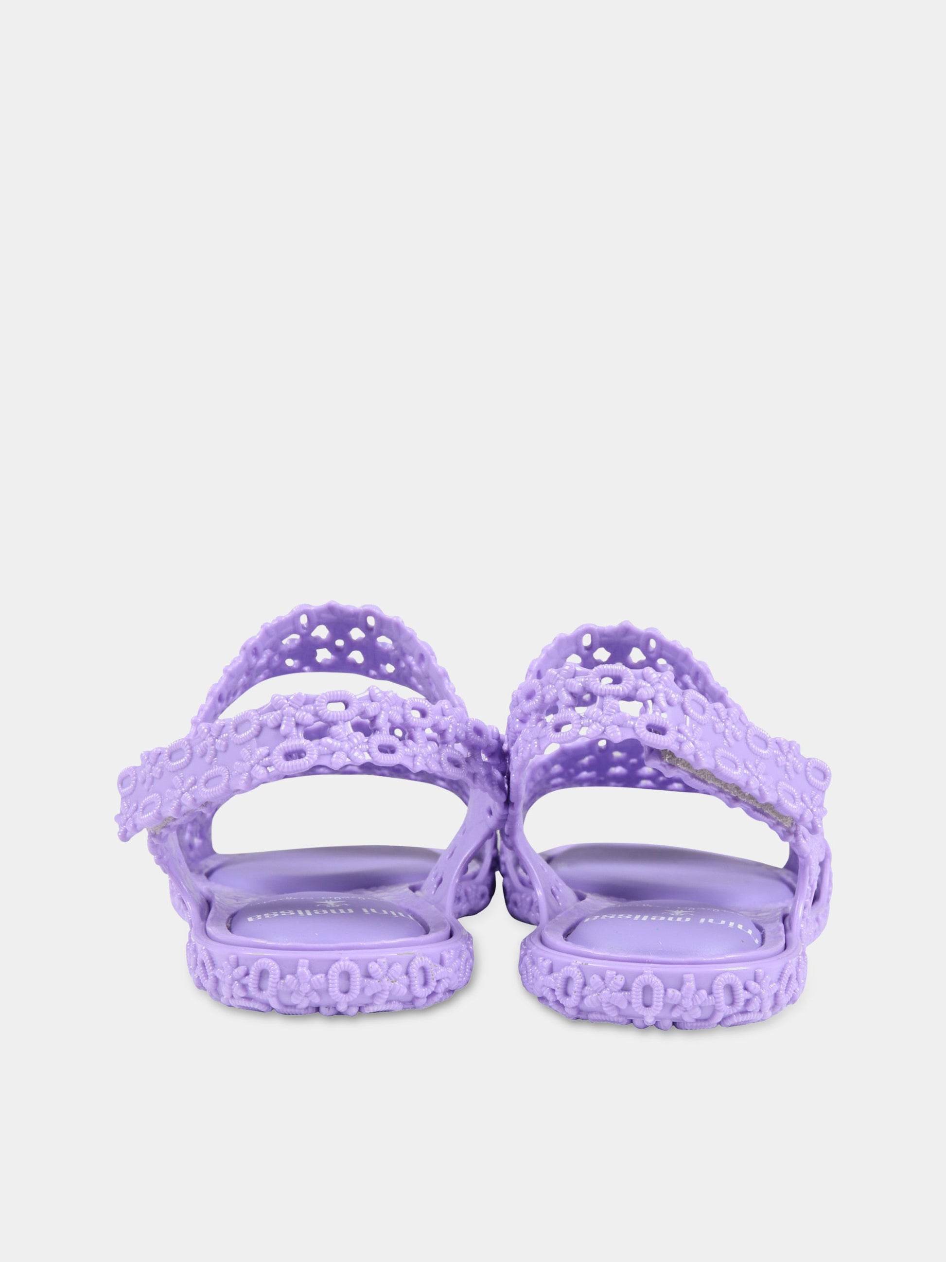 Sandali viola per bambina,Mini Melissa,33439 54147