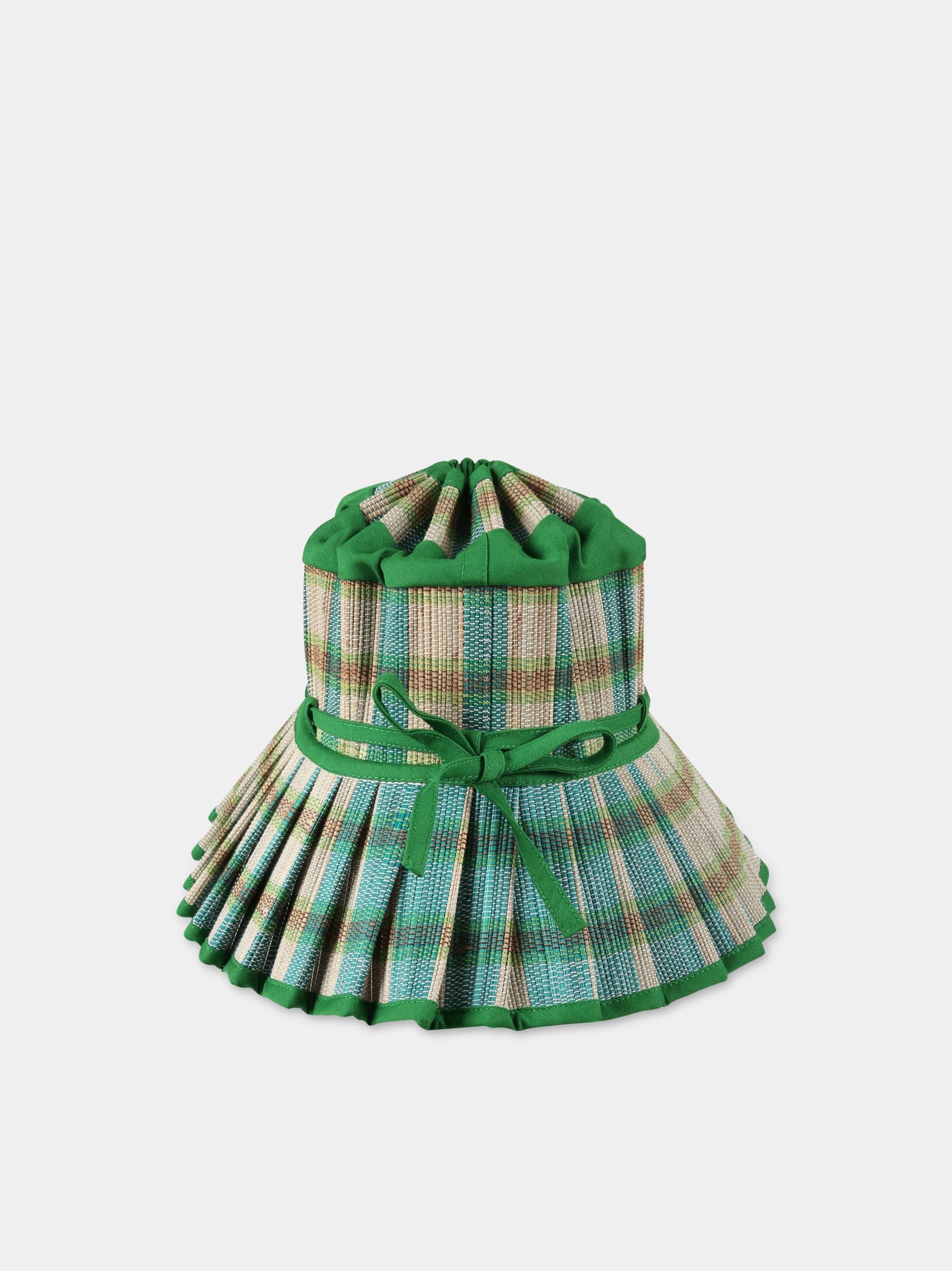 Cappello verde Capri per bambina con fiocco,Lorna Murray,DARWIN SPRITE