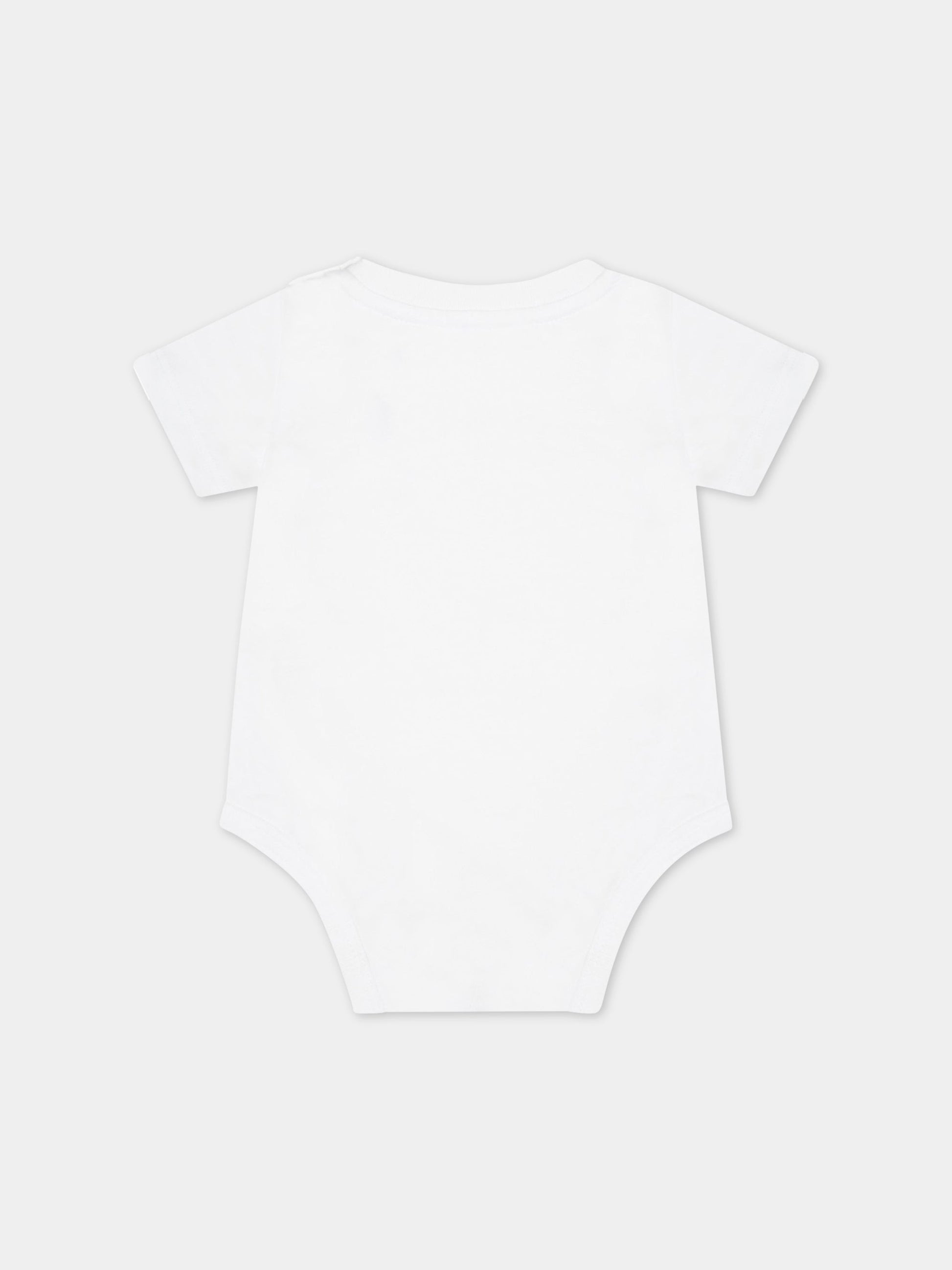 Body bianco per neonato con cavallino,Ralph Lauren Kids,850831003