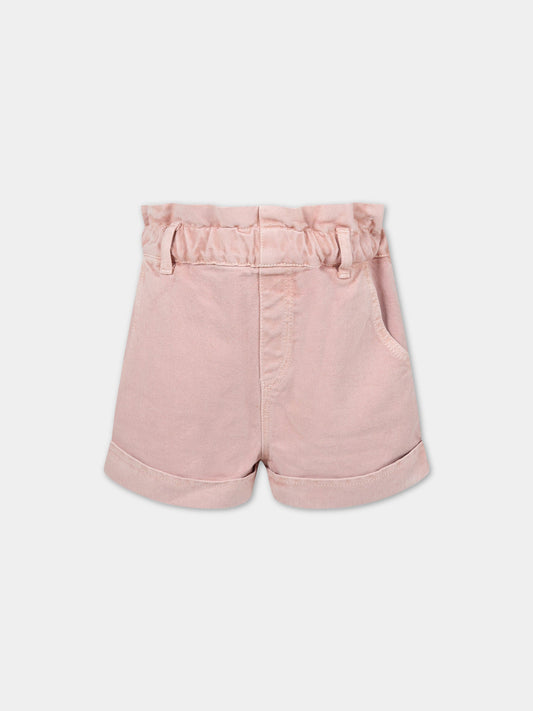 Short rosa per bambina,The New Society,S22-K/DN07