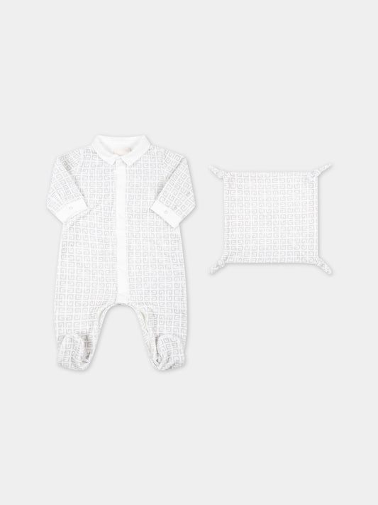 Set bianco per neonati con iconica ''G'',Givenchy Kids,H98156 N0O