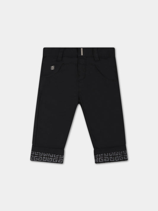 Pantalone nero per neonato,Givenchy Kids,H04149 09B