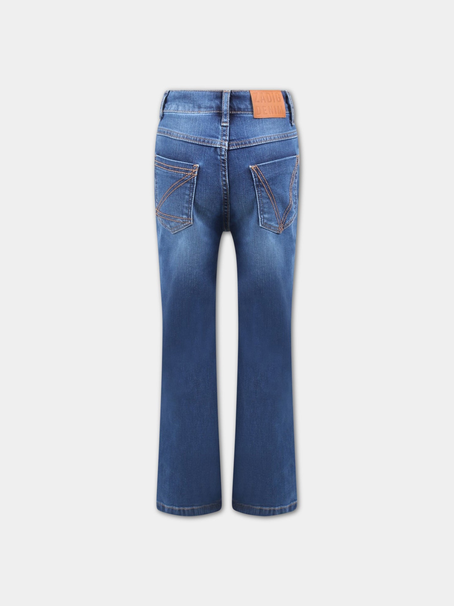 Jeans blu per bambina,Zadig & Voltaire Kids,X14142 Z28