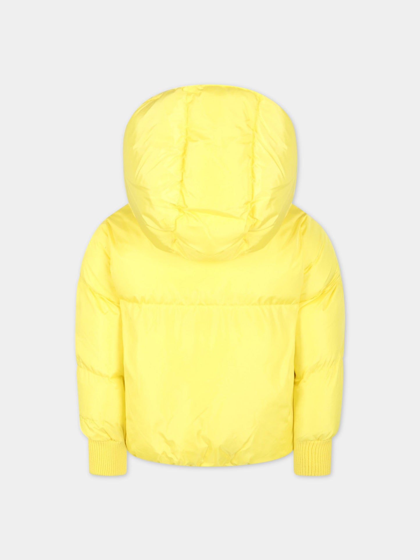 Piumino giallo per bambini con logo,Mm6 Maison Margiela,M60172 MM001 M6200