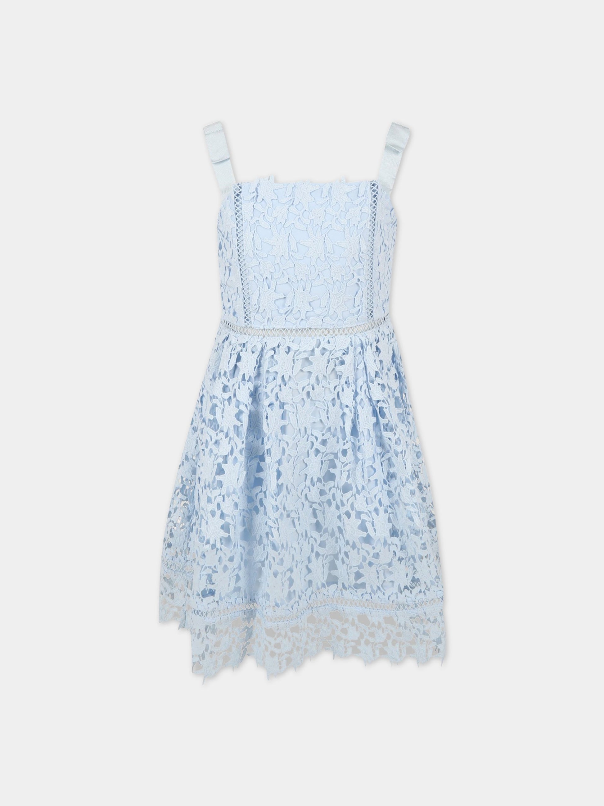 Vestito celeste per bambina,Self-portrait,PF22 726