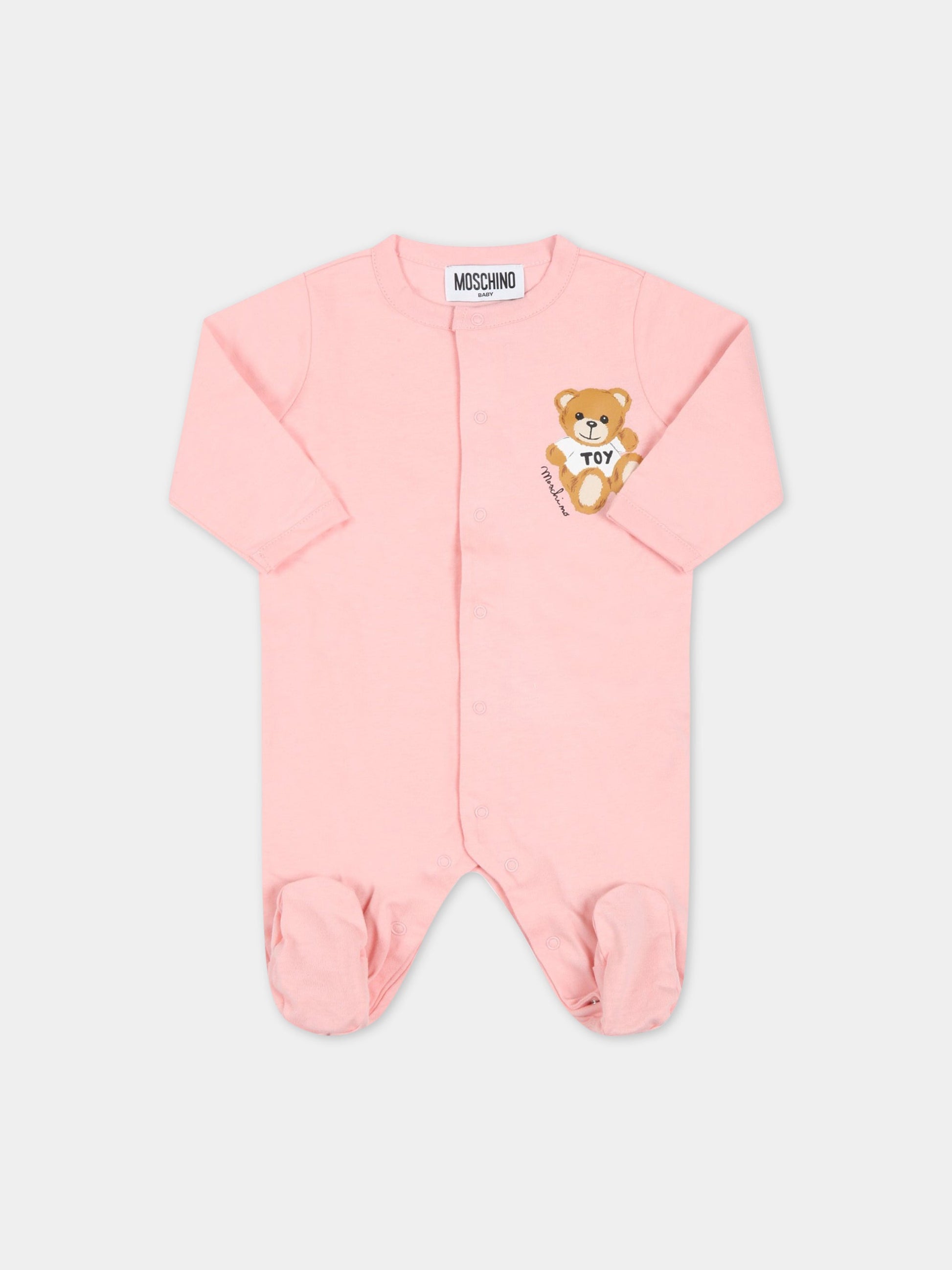 Set multicolor per neonata con teddy bear,Moschino Kids,MUY048 LAB48 82577