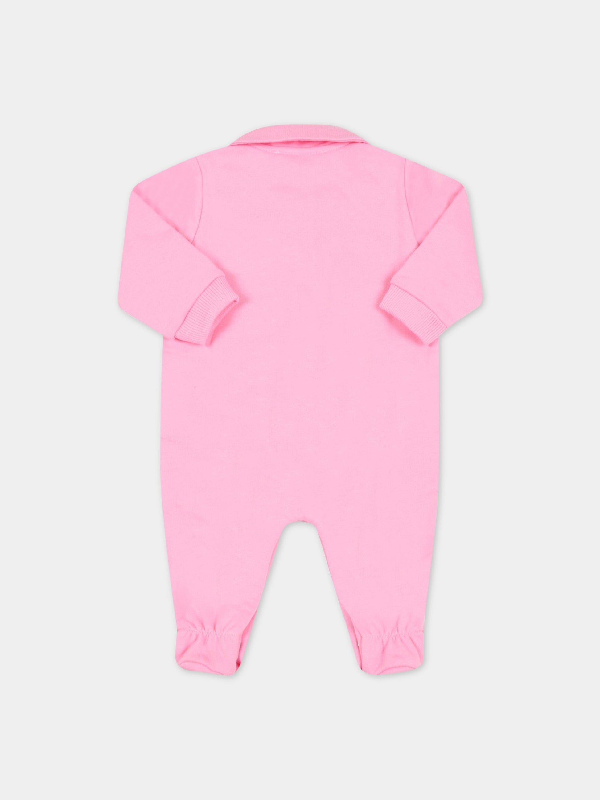 Set fucsia per neonata con teddy bear,Moschino Kids,MUY047 LCA40 50206