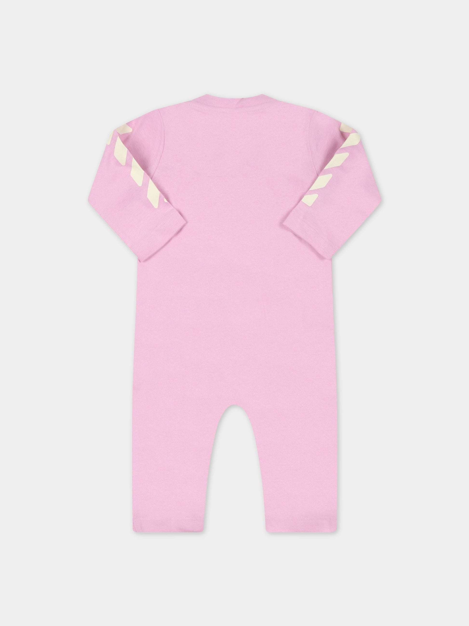 Set rosa per neonata con logo bianco,Off White,OG2X002F22JER0013003