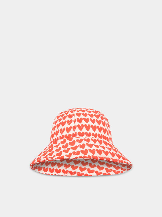 Cloche avorio per bambina con cuori,Bobo Choses,222AI013