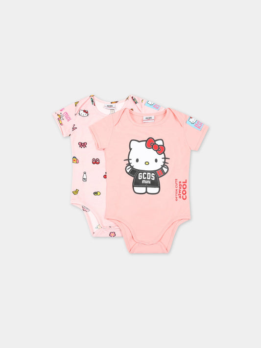 Set rosa per neonata con Hello Kitty,Gcds Kids,GDY005 LBA23 QUARTZ PI