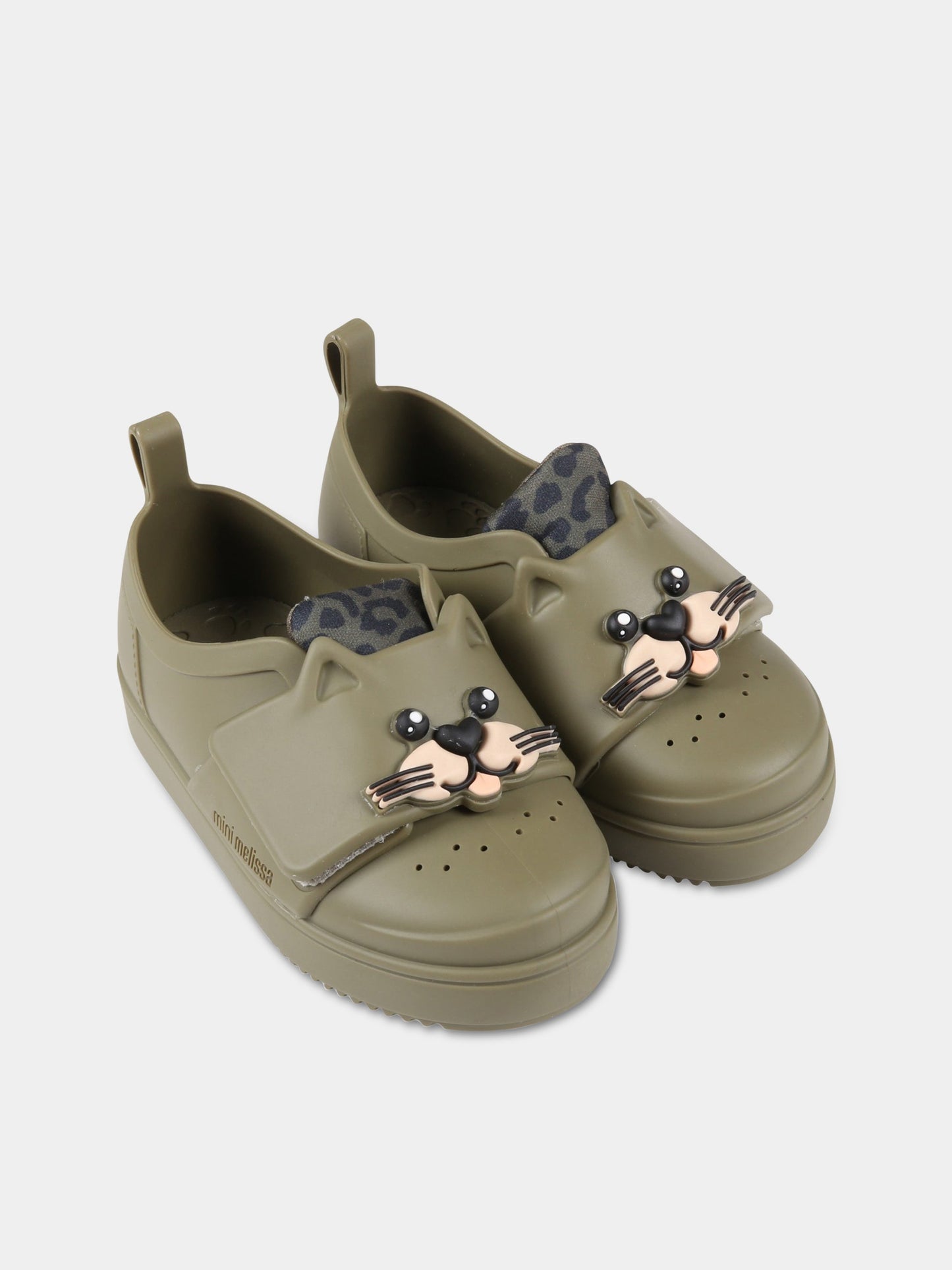 Sneakers verde per bambino con animale,Mini Melissa,33687 AF300 06411