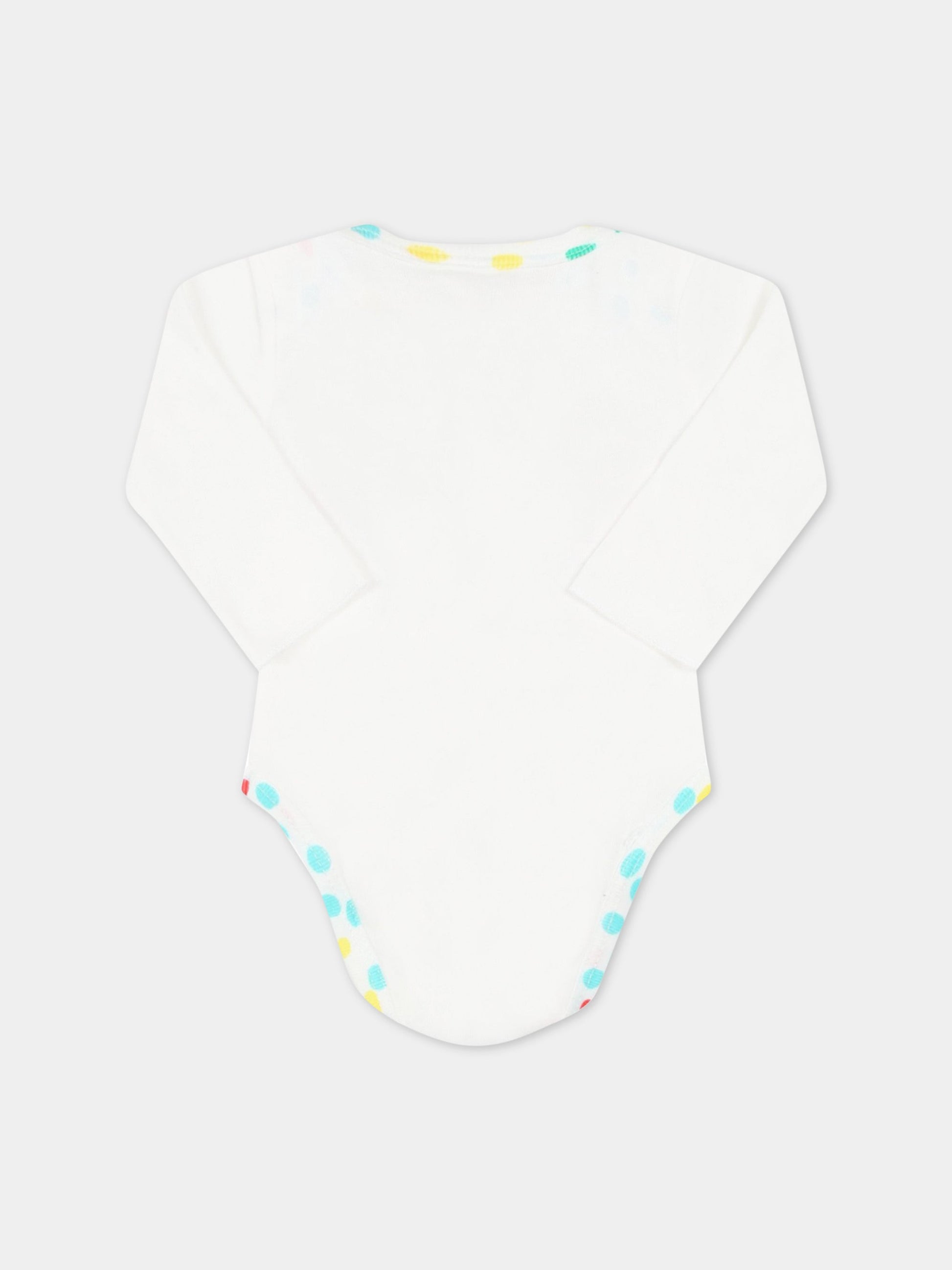 Set bianco per neonata con funghi,Stella Mccartney Kids,8RB020 Z0679 101MC