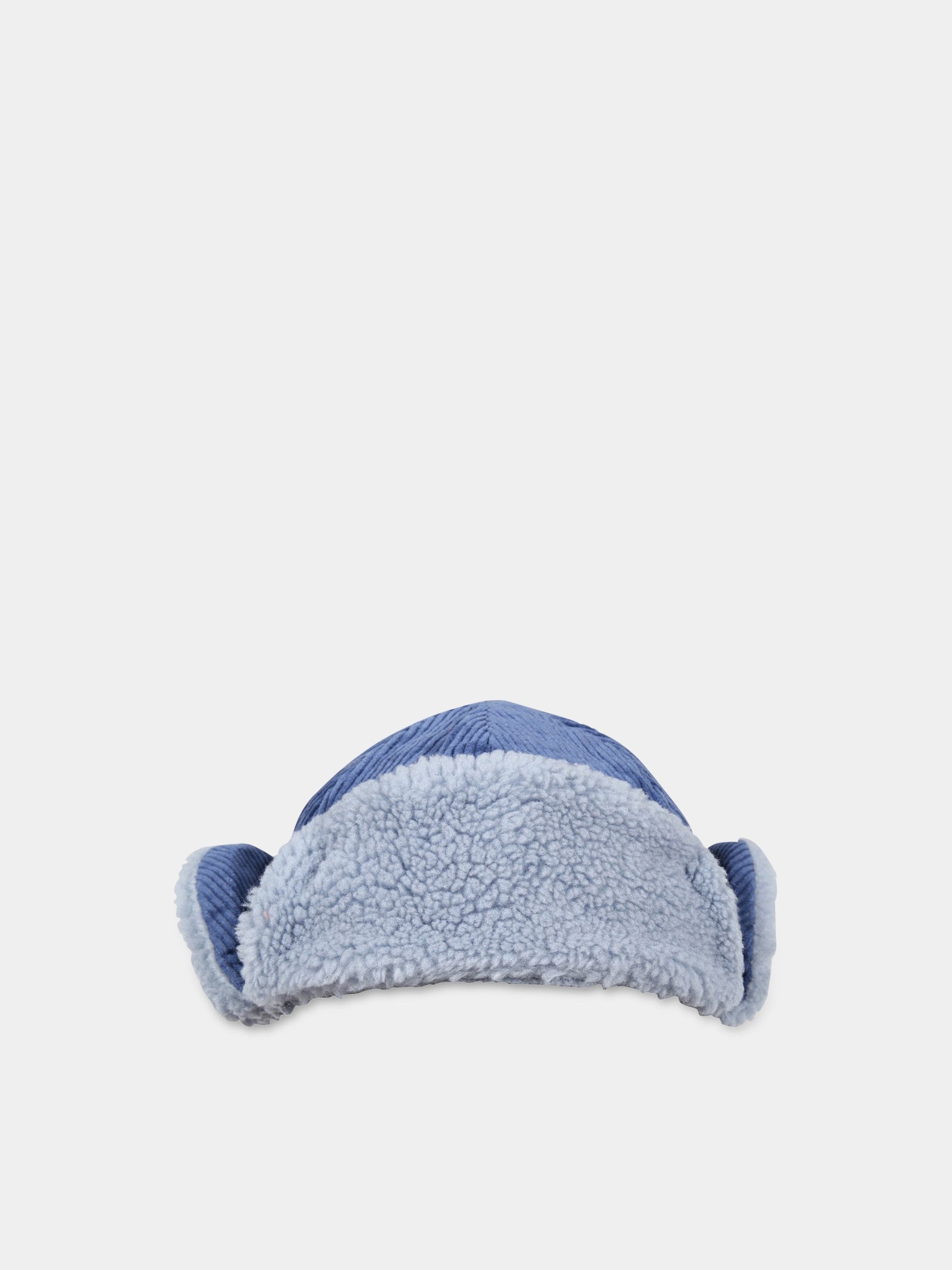 Cappello blu per bambini,Wander & Wonder,KN12227 INDIGO CORD