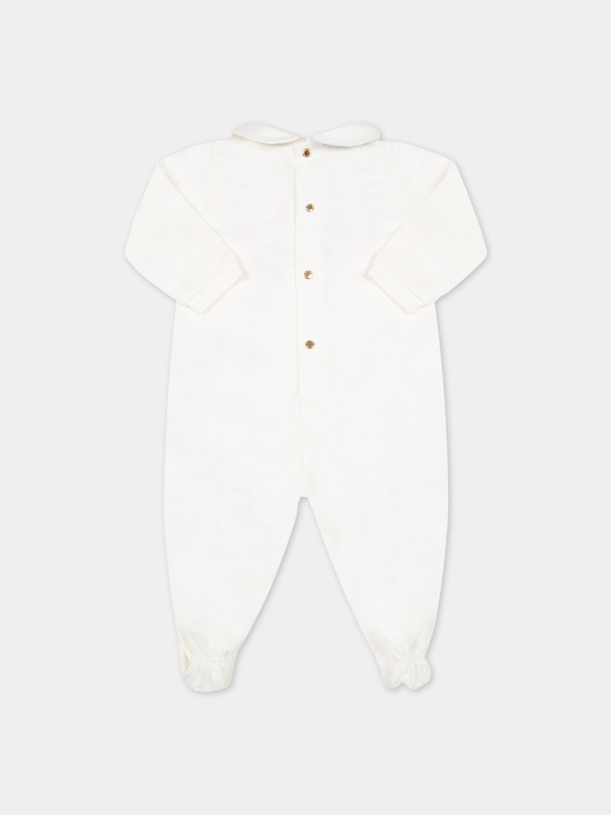 Set bianco per neonata con logo,Versace,1007621 1A05455 2WC40 AY0034