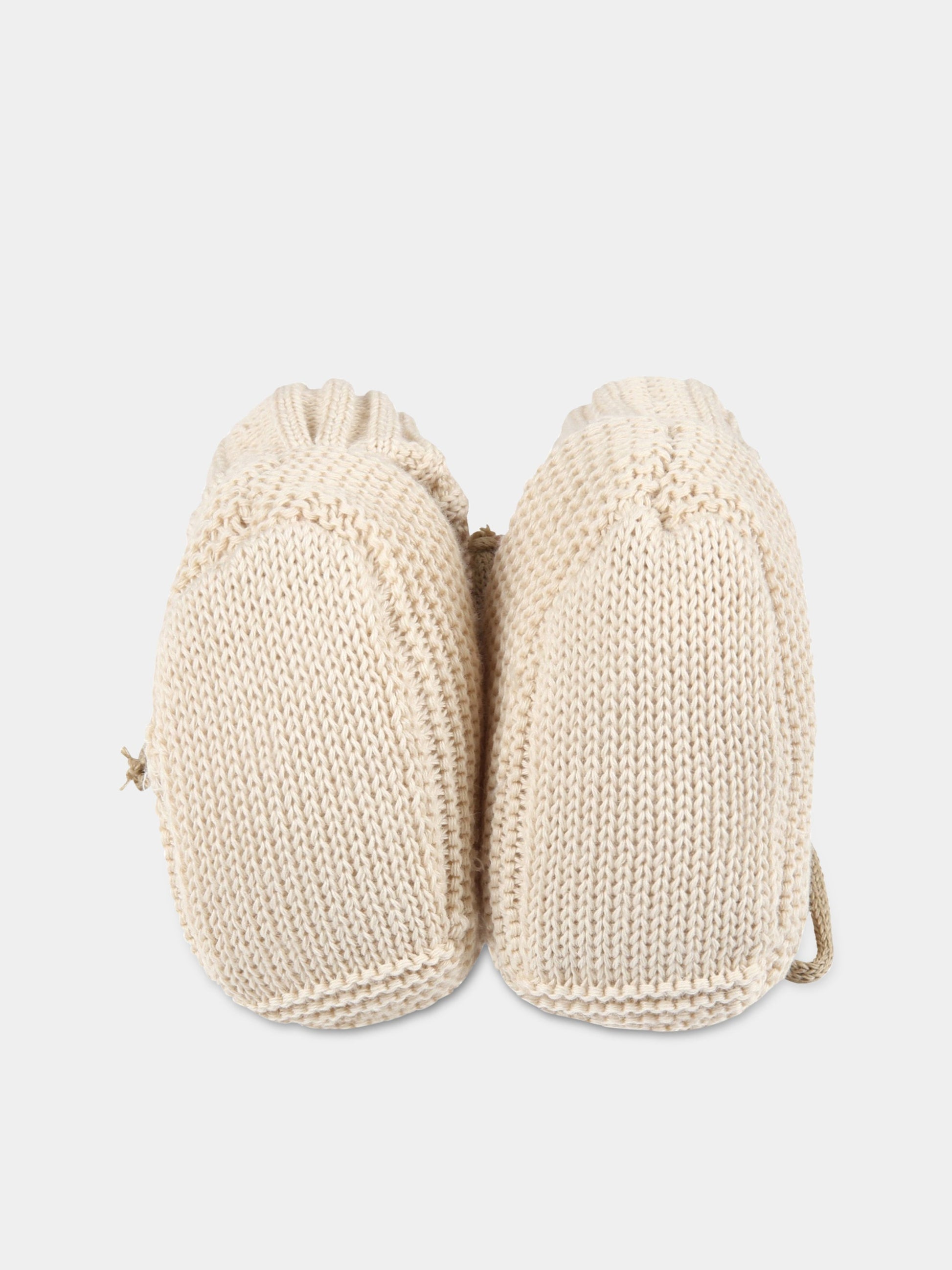 Babbucce beige per neonati,Scaldacuore X Coccolebimbi,NU15 ANAIS/LUTA