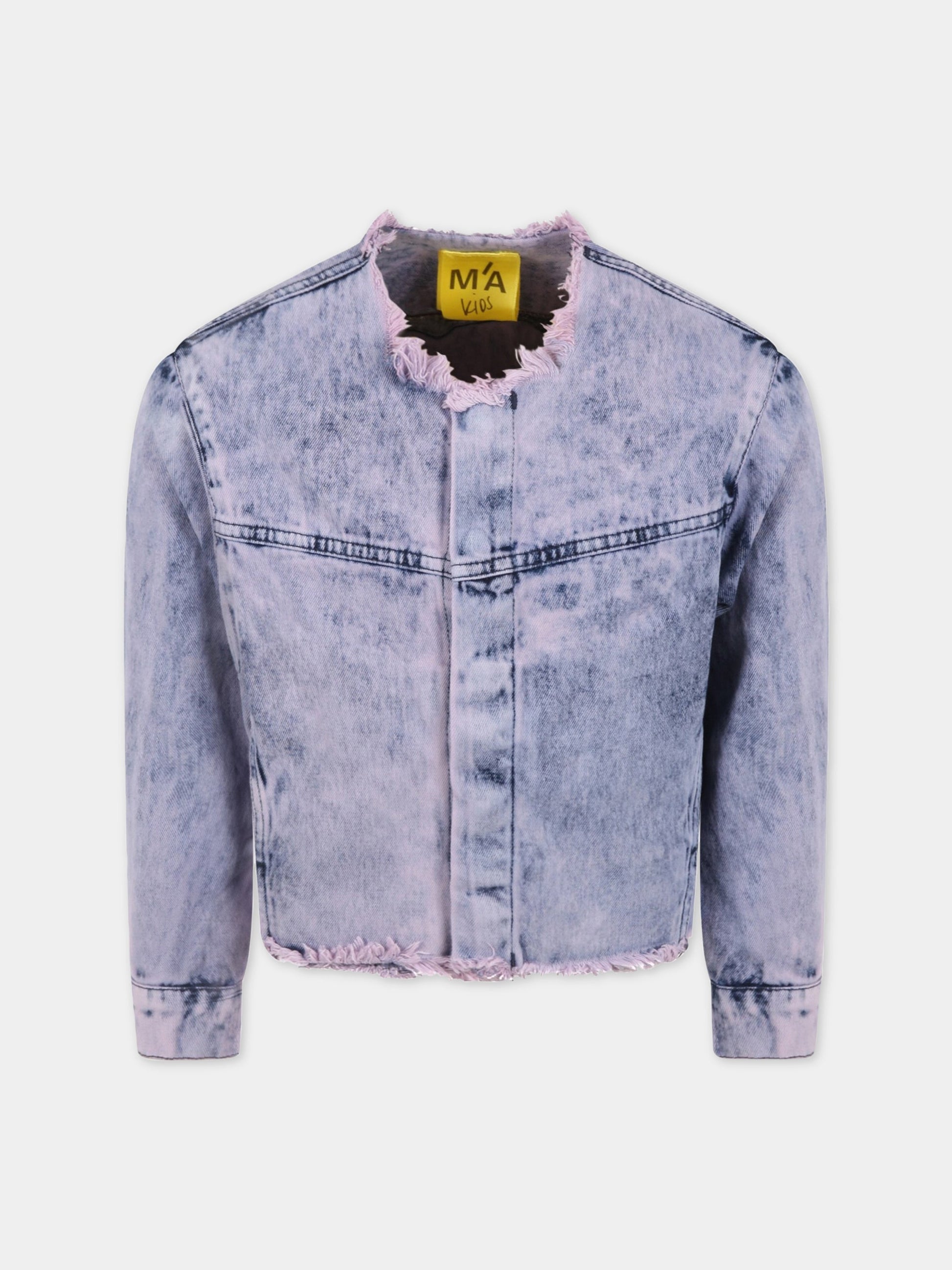 Giacca viola per bambina,Marques Almeida,AW22KIDSJK0141DND