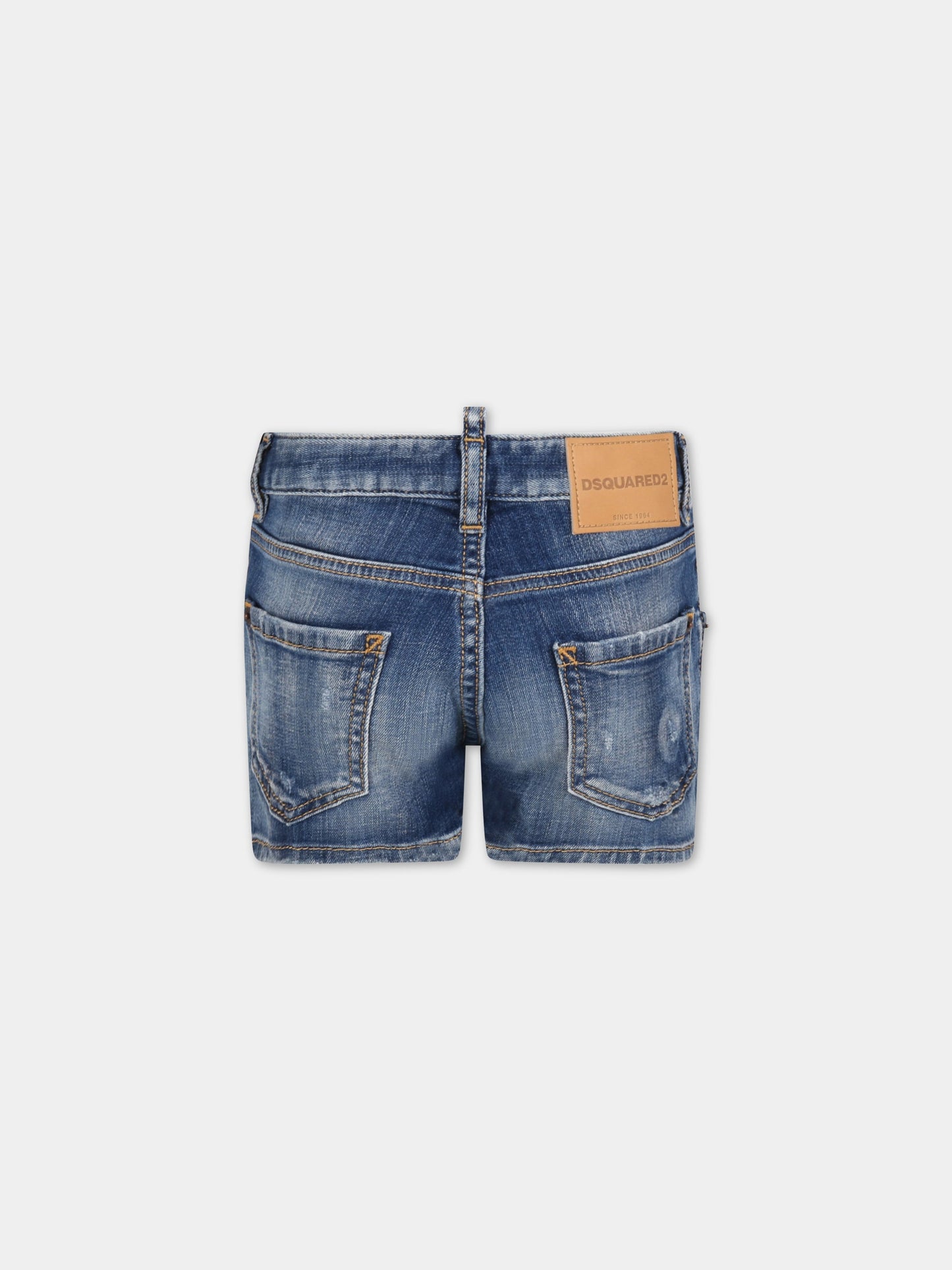 Short blu per bambina,Dsquared2,DQ02QR D005F DQ01