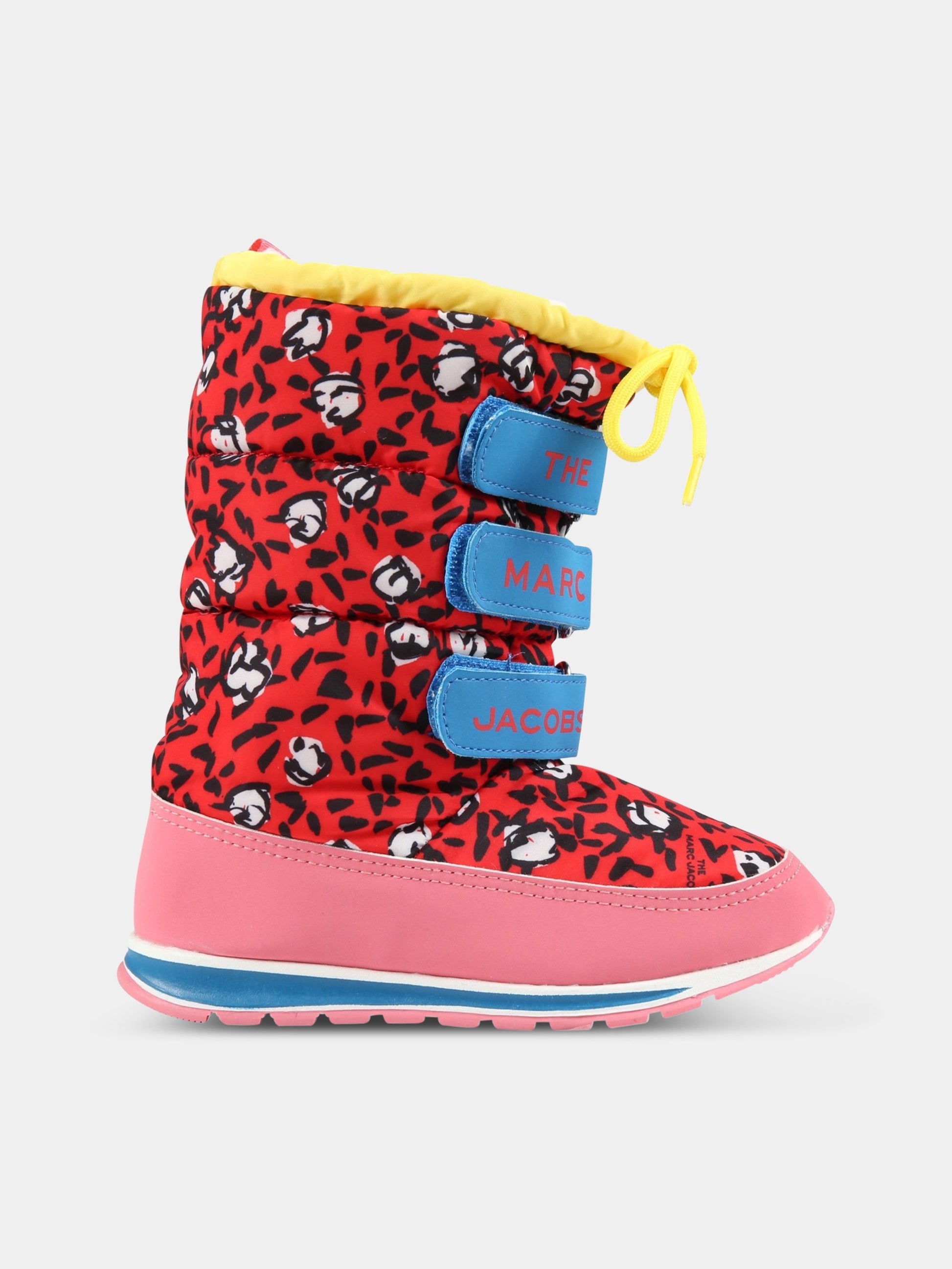 Stivali rossi da neve per bambina,Little Marc Jacobs,W19110 97E