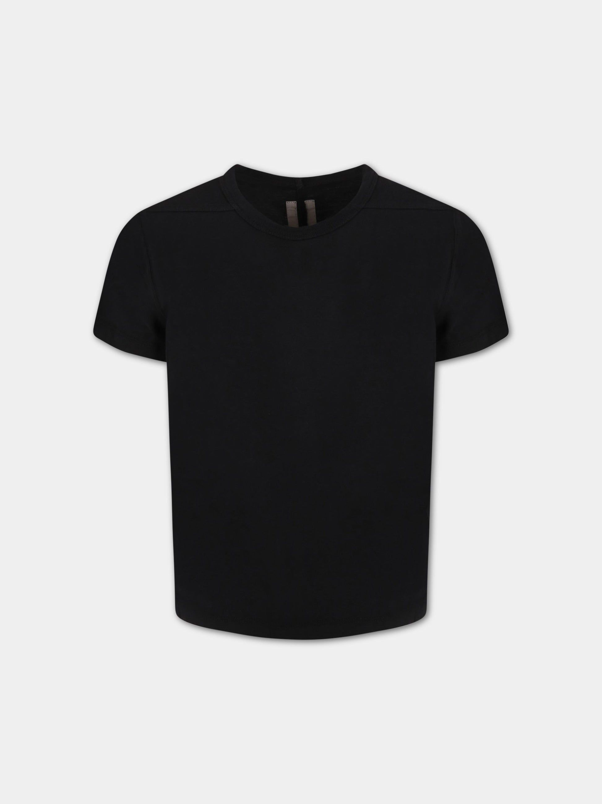 T-shirt nera per bambini,Rick Owens,BG02B5265 JA 09
