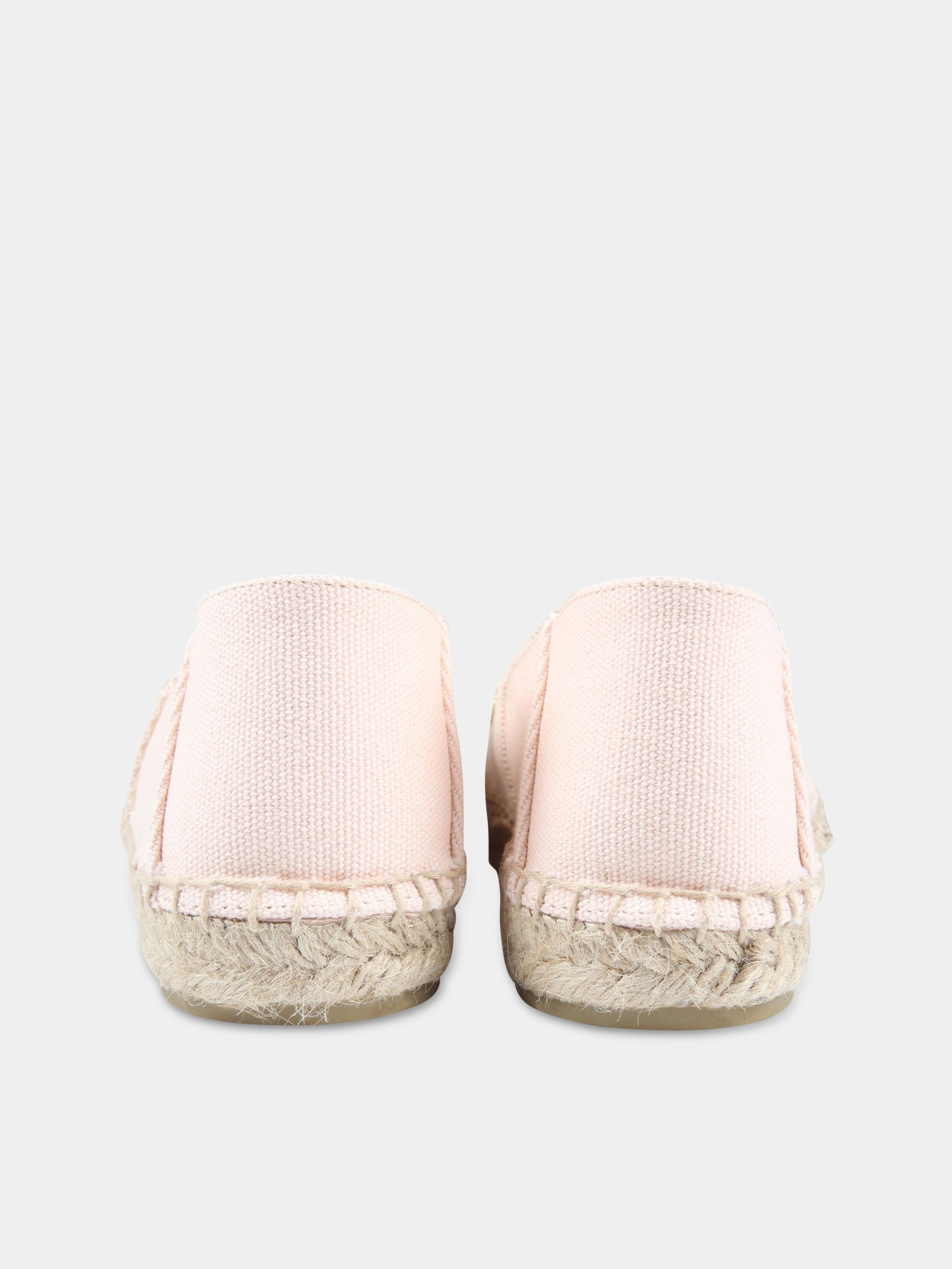 Espadrillas rosa per bambina con logo,Chloé Kids,C19146 45F