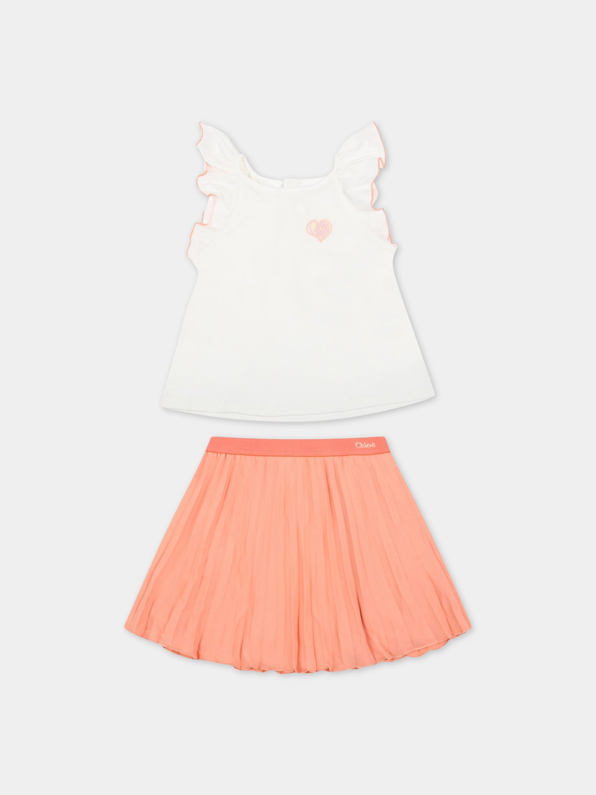 Set multicolor per neonata,Chloé Kids,C0K009 42B