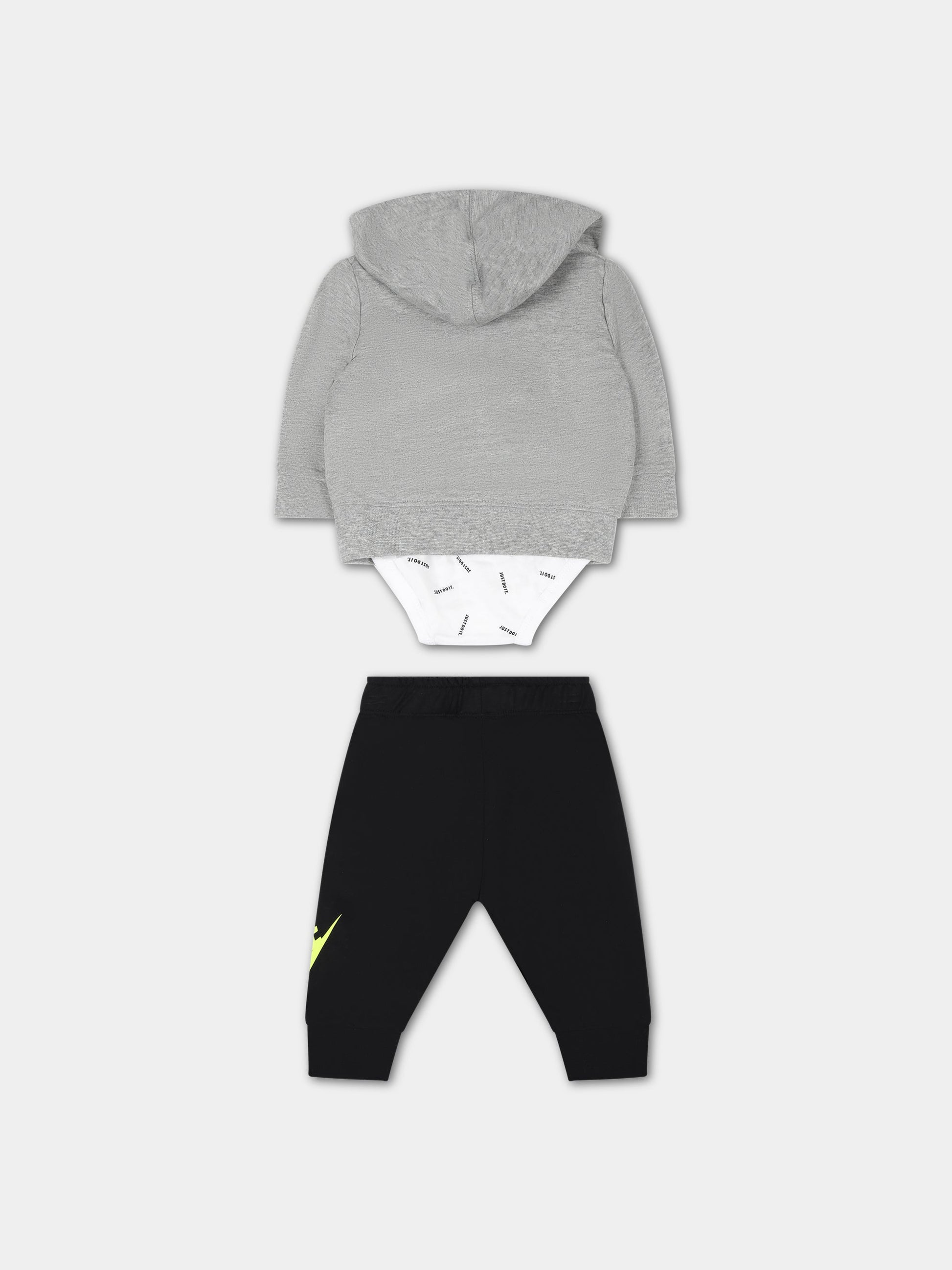 Completo multicolor per neonato con logo,Nike,5UF323 023