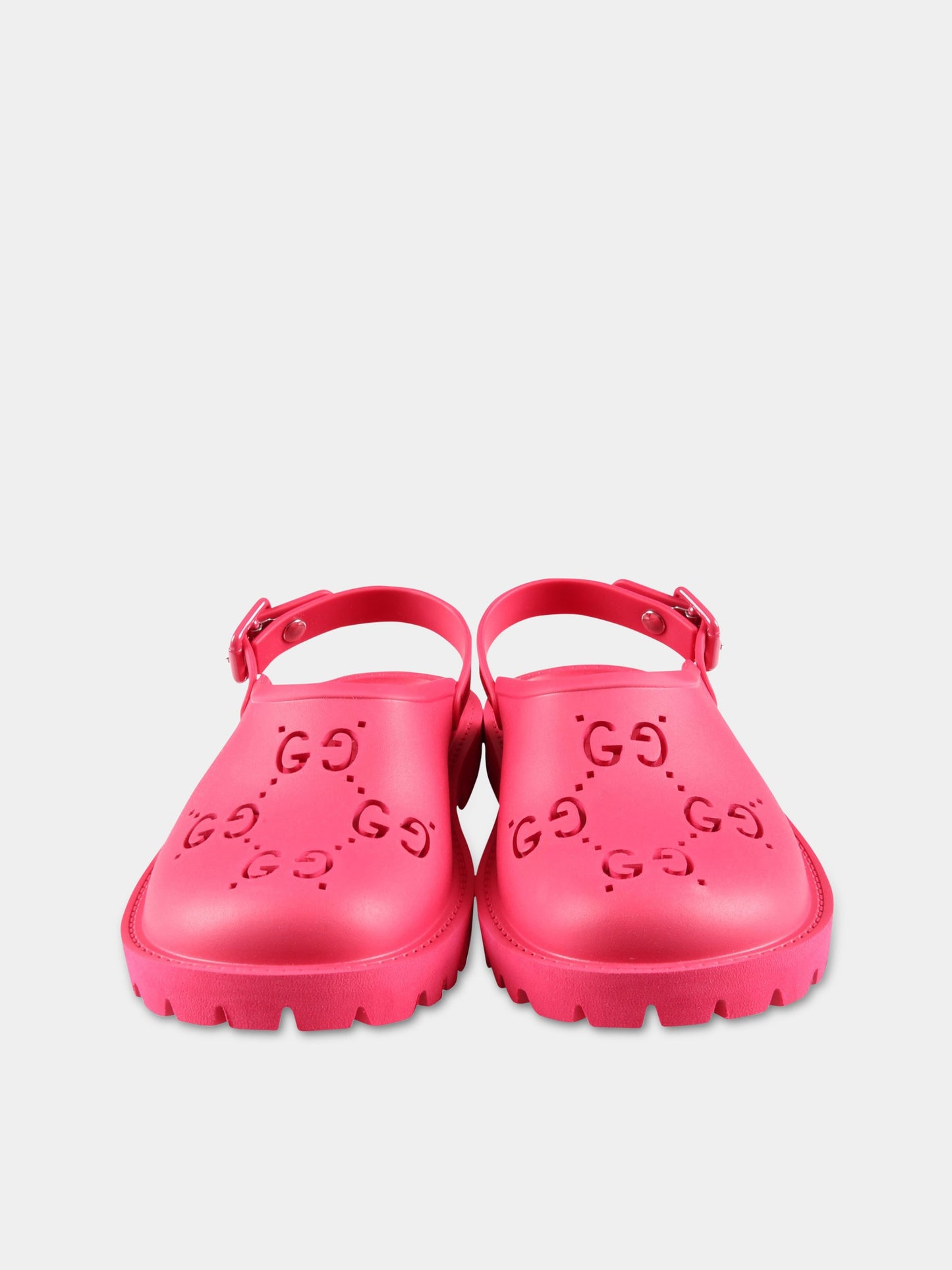 Sandali rossi per bambini con GG,Gucci Kids,702917 JFB00 2797