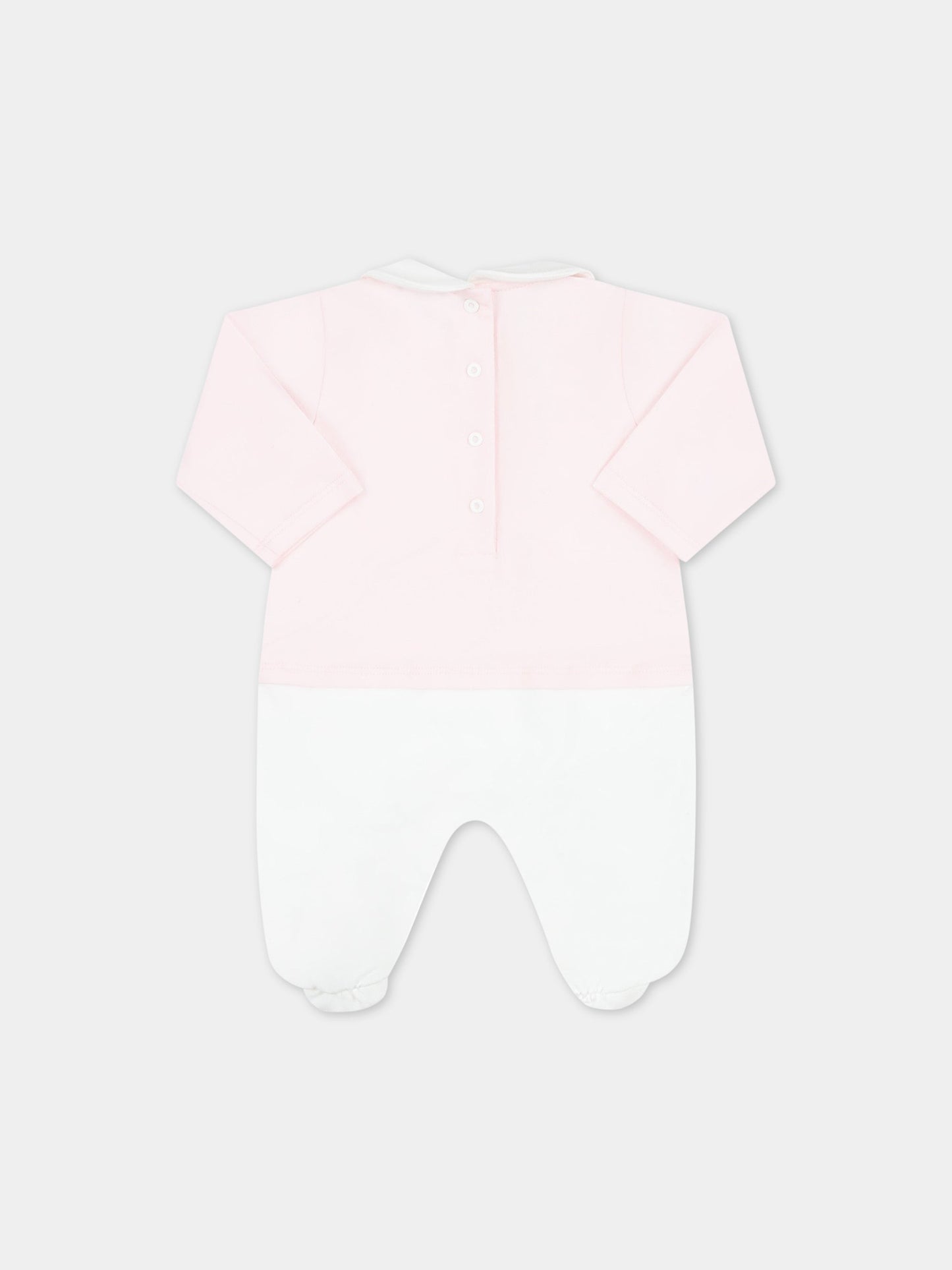 Set multicolor per neonata con logo bianco,Fendi Kids,BUK096 8RA F0C11
