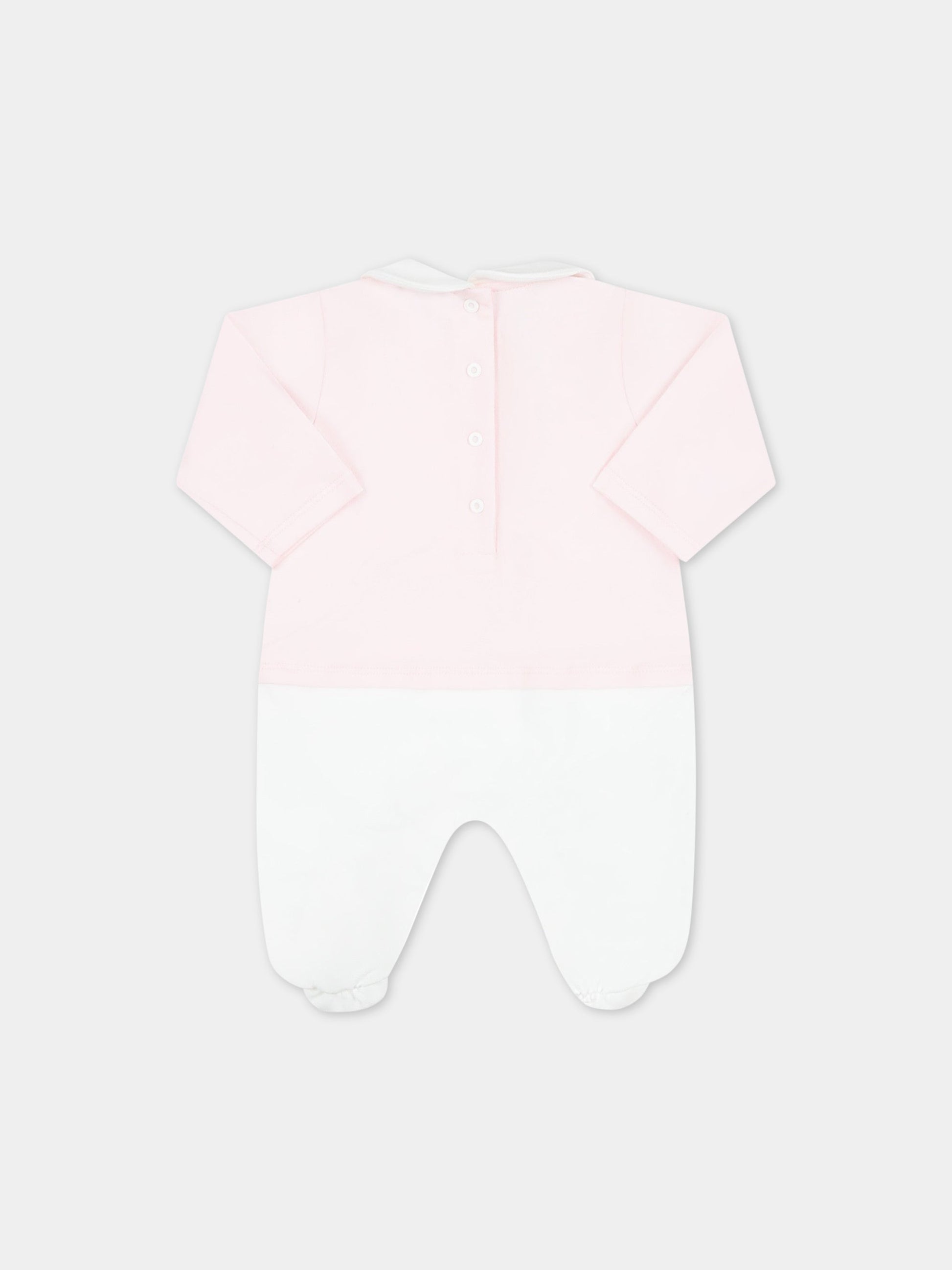Set multicolor per neonata con logo bianco,Fendi Kids,BUK096 8RA F0C11