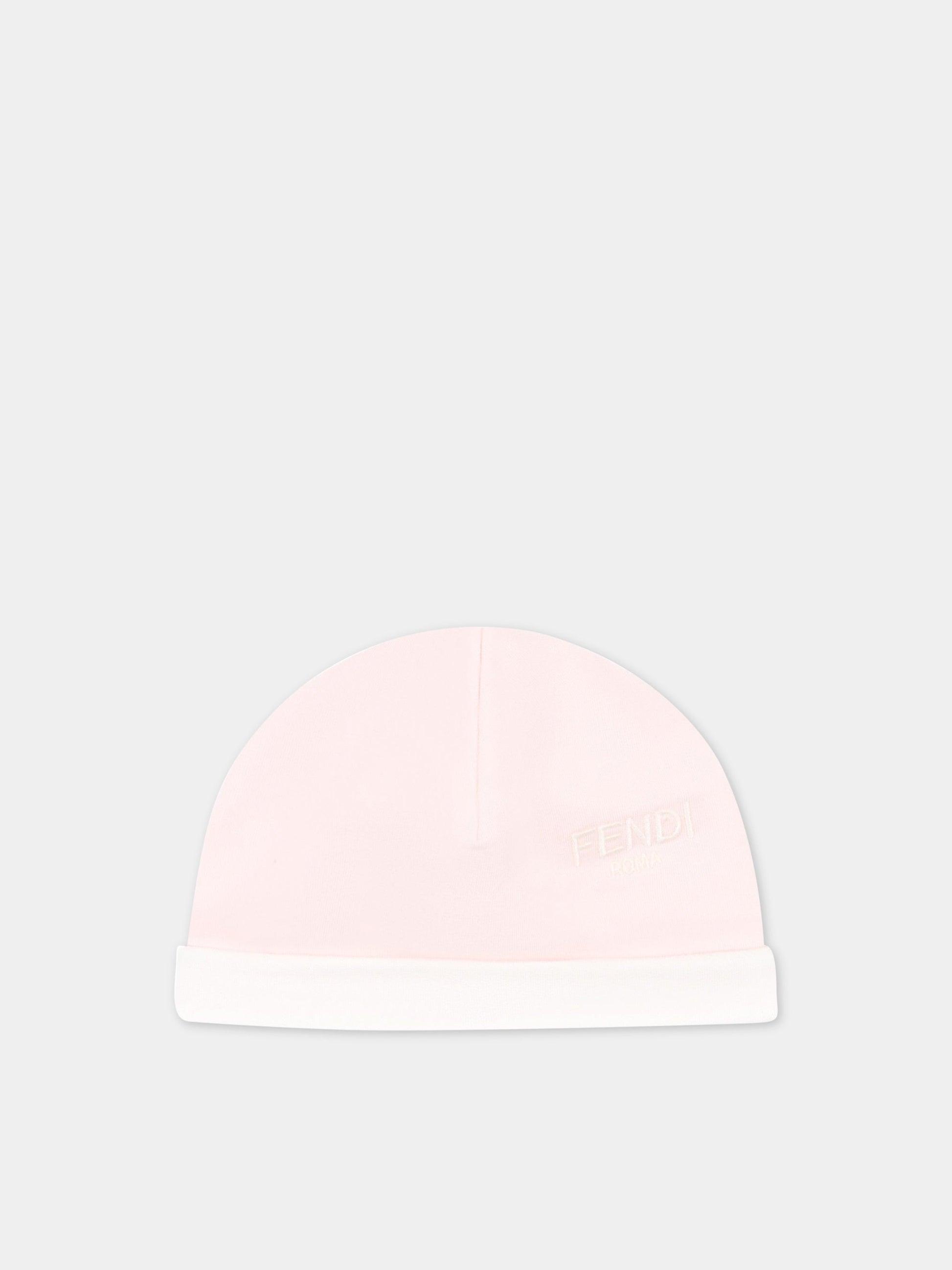 Set multicolor per neonata con logo bianco,Fendi Kids,BUK096 8RA F0C11