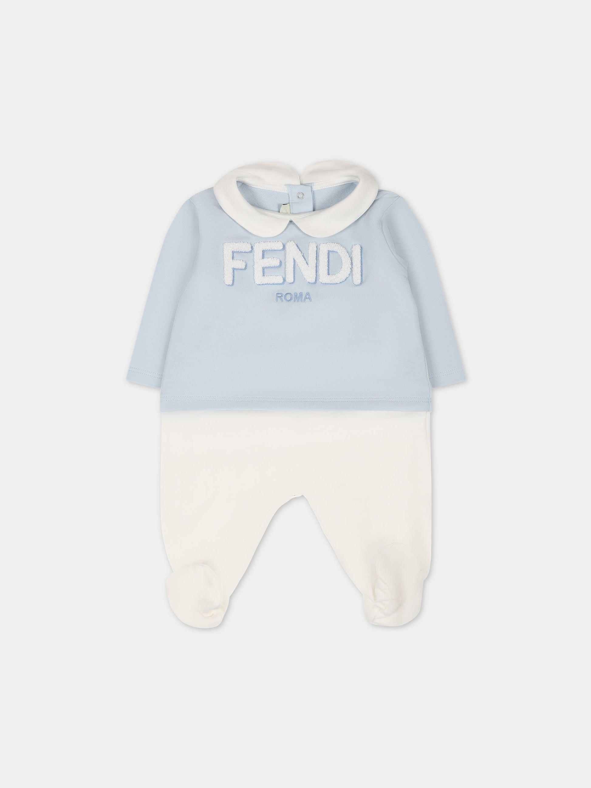 Set multicolor per neonato con logo,Fendi Kids,BUK096 8RA F19J4