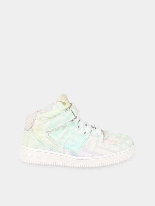 Sneakers multicolor per neonata con doppie FF,Fendi Kids,JMR440 ALJE F0WB1