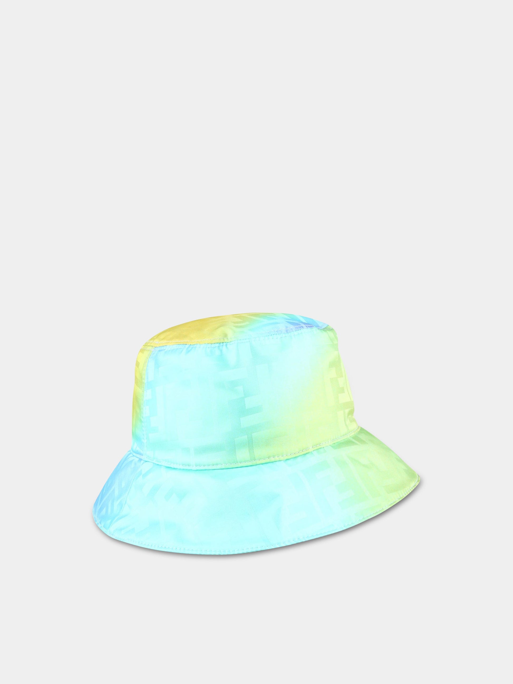 Cloche multicolor per bambino con FF,Fendi Kids,JMP067 AMRL F1862