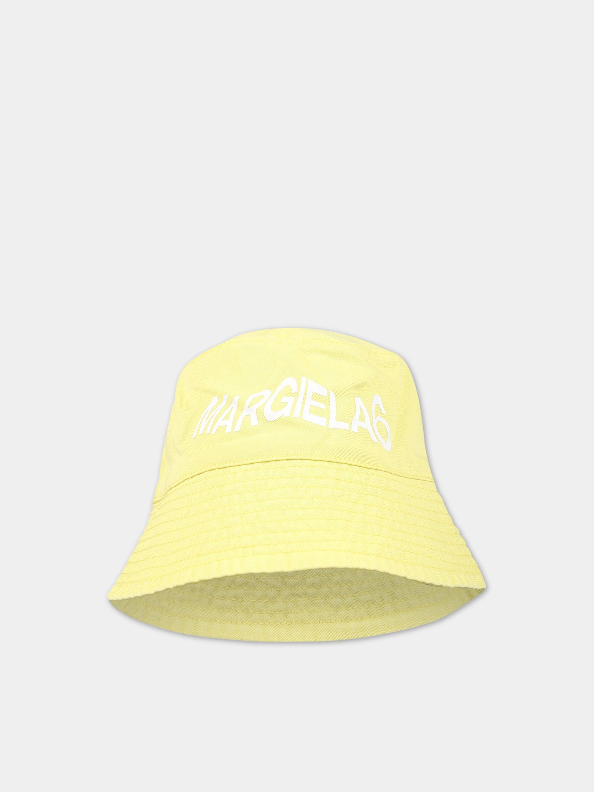 Cloche gialla per bambino con logo,Mm6 Maison Margiela,M60367 MM025 M6203