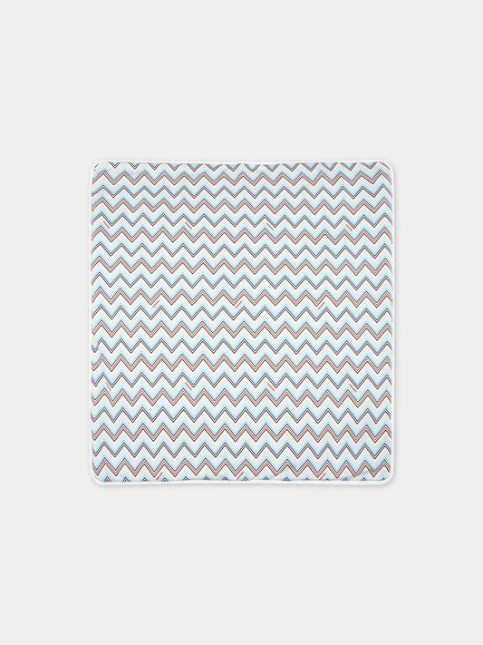 Coperta multicolor per neonato con iconico motivo a chevron,Missoni,MS0010 J0273 100BL
