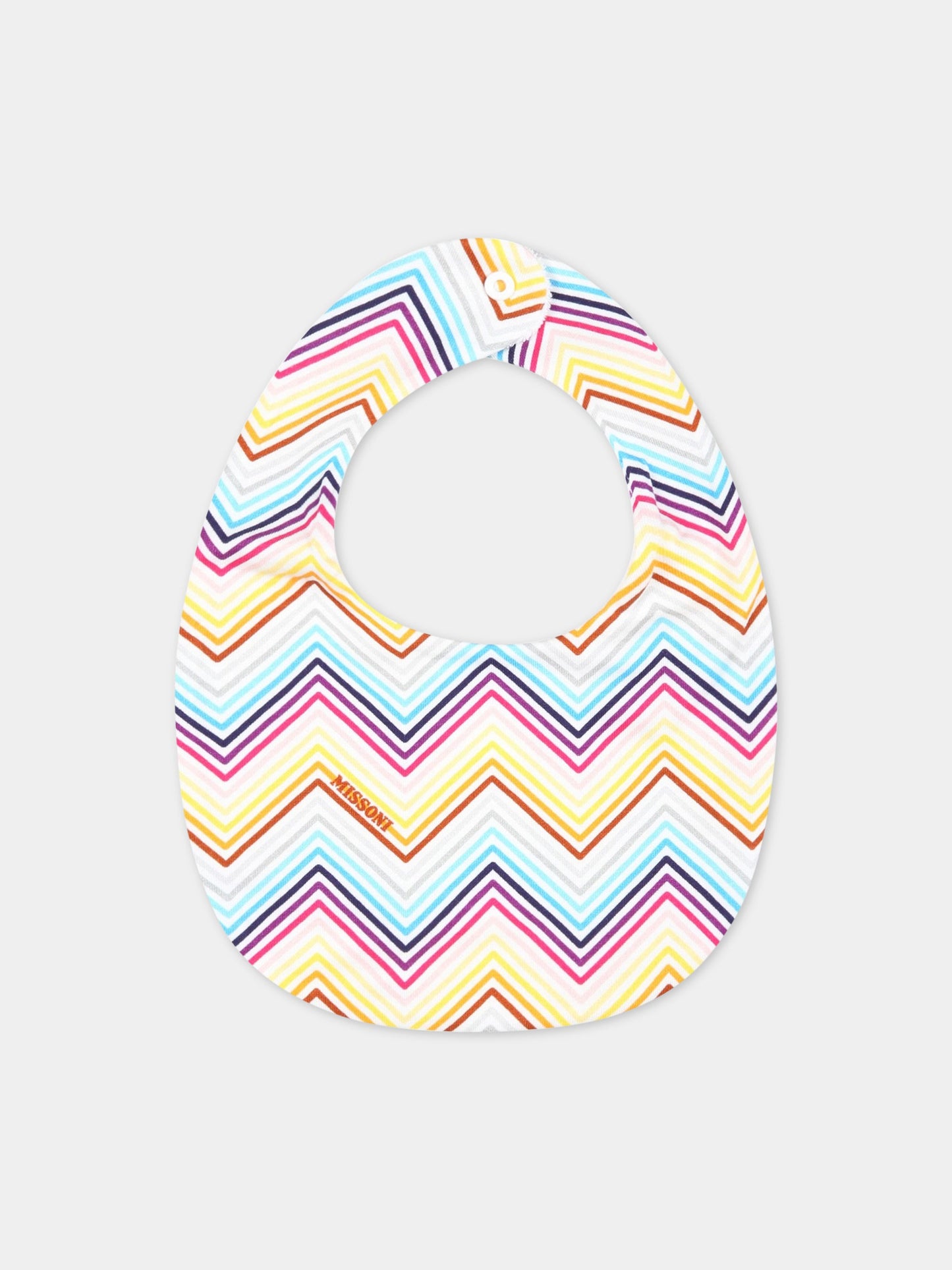 Set bianco per neonata con motivo a chevron,Missoni,MSA009 J0266 100MC