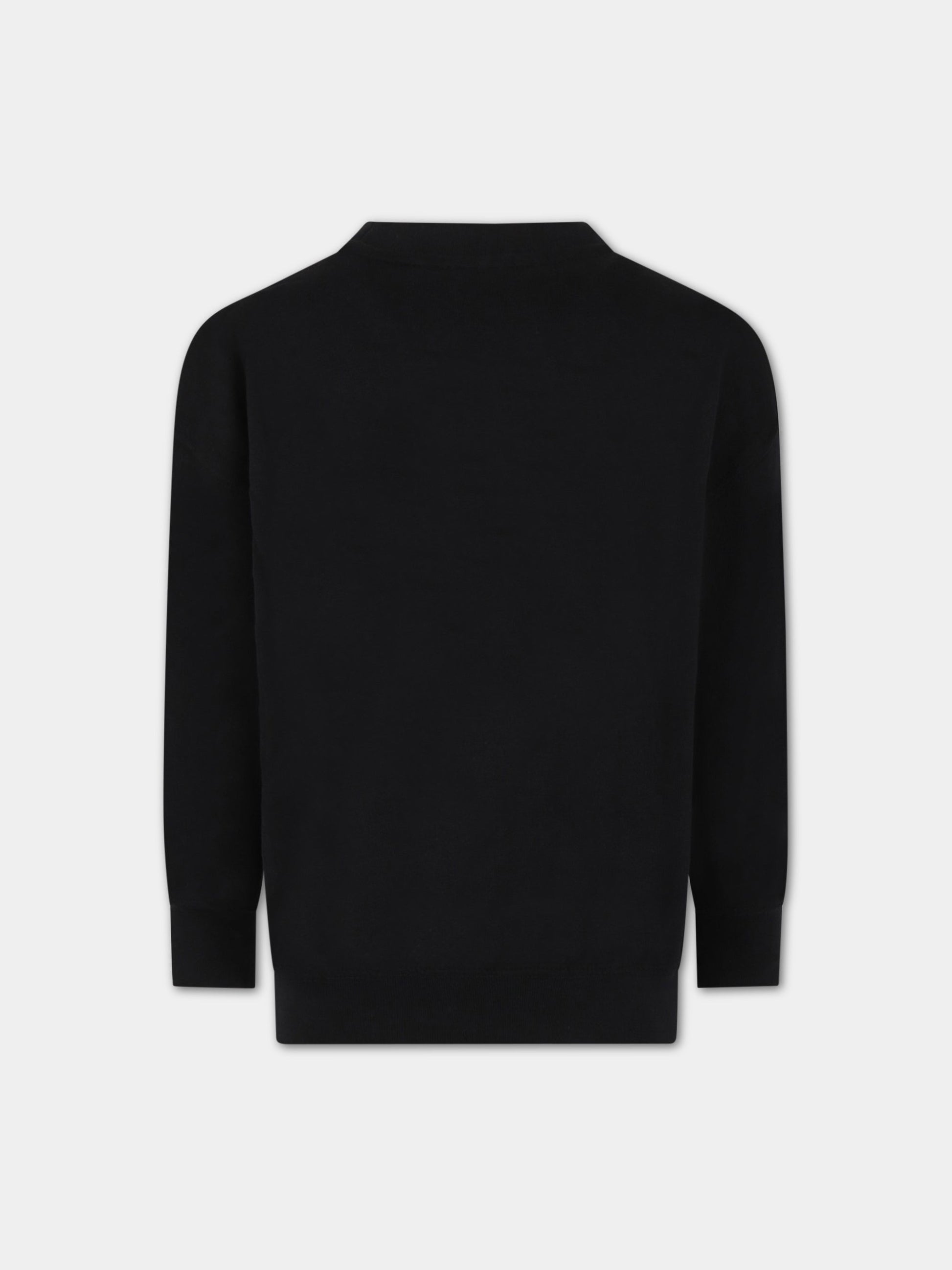 Felpa nera per bambini,Molo,1S23J202 0099