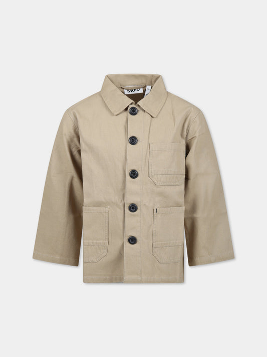 Giubbotto beige per bambino,Molo,5S23M304 8734