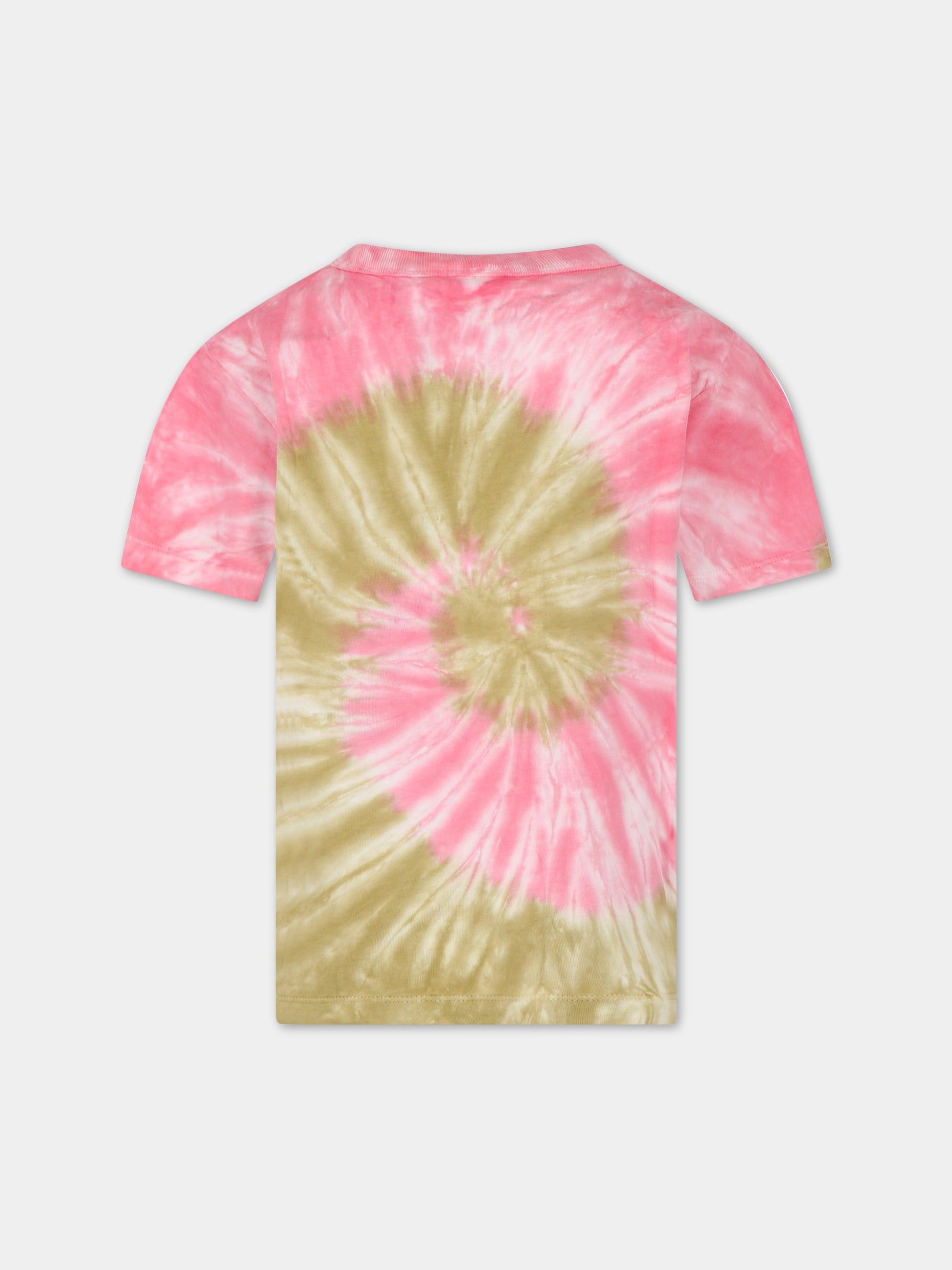 T-shirt tie-dye per bambina con patch,Molo,6S23A213 7958