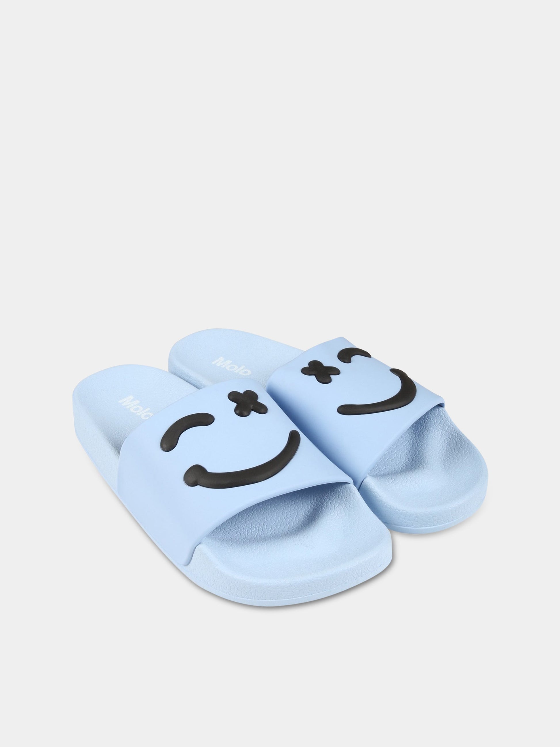 Sandali celesti per bambino con smile,Molo,7S23U202 8670