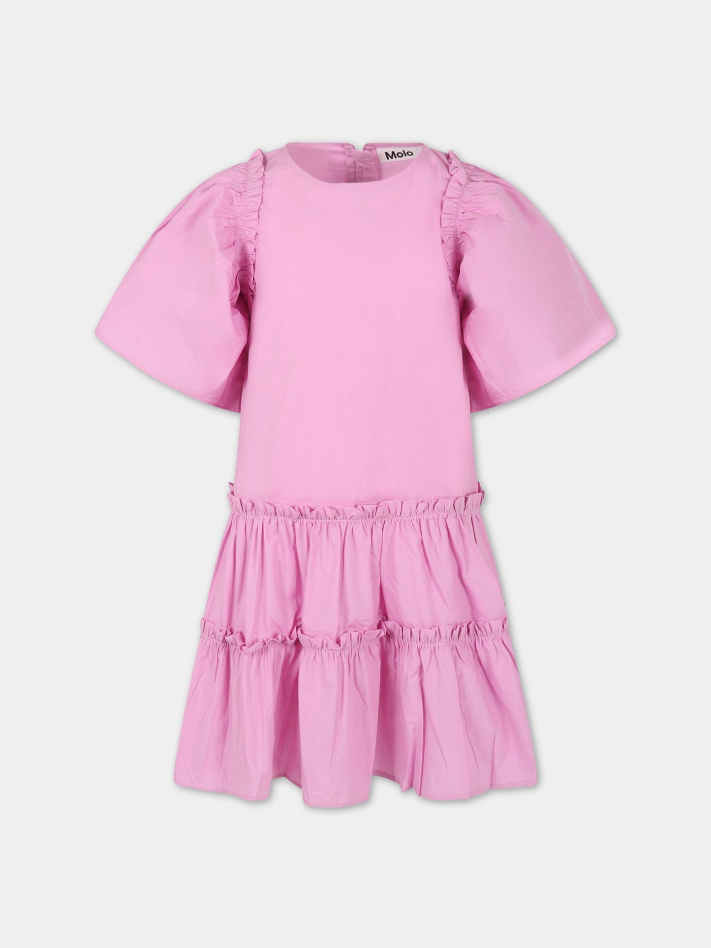 Vestito rosa per bambina,Molo,2S23E116 8706