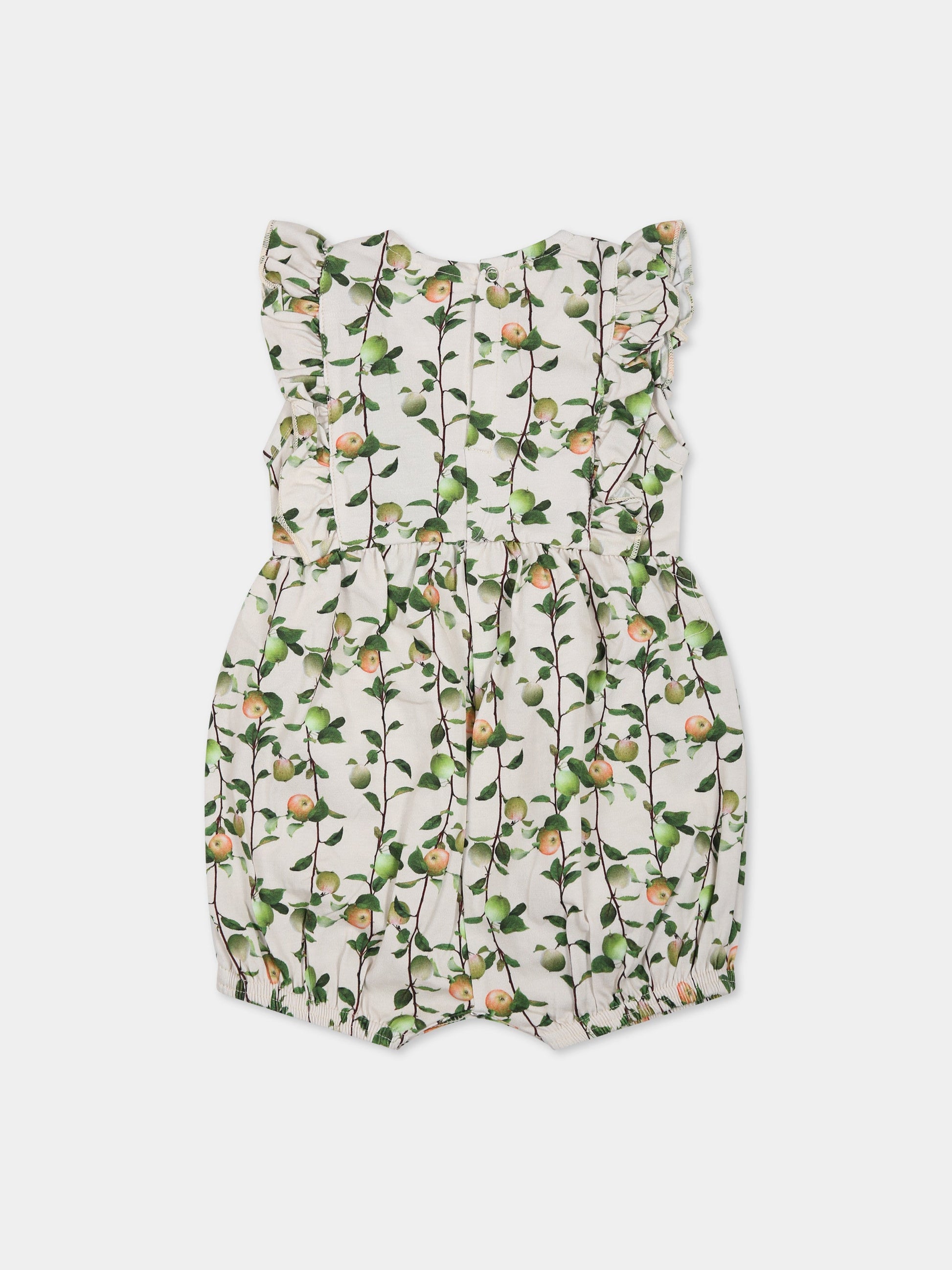 Pagliaccetto multicolor per neonata con stampa mele,Molo,4S23B304 6772