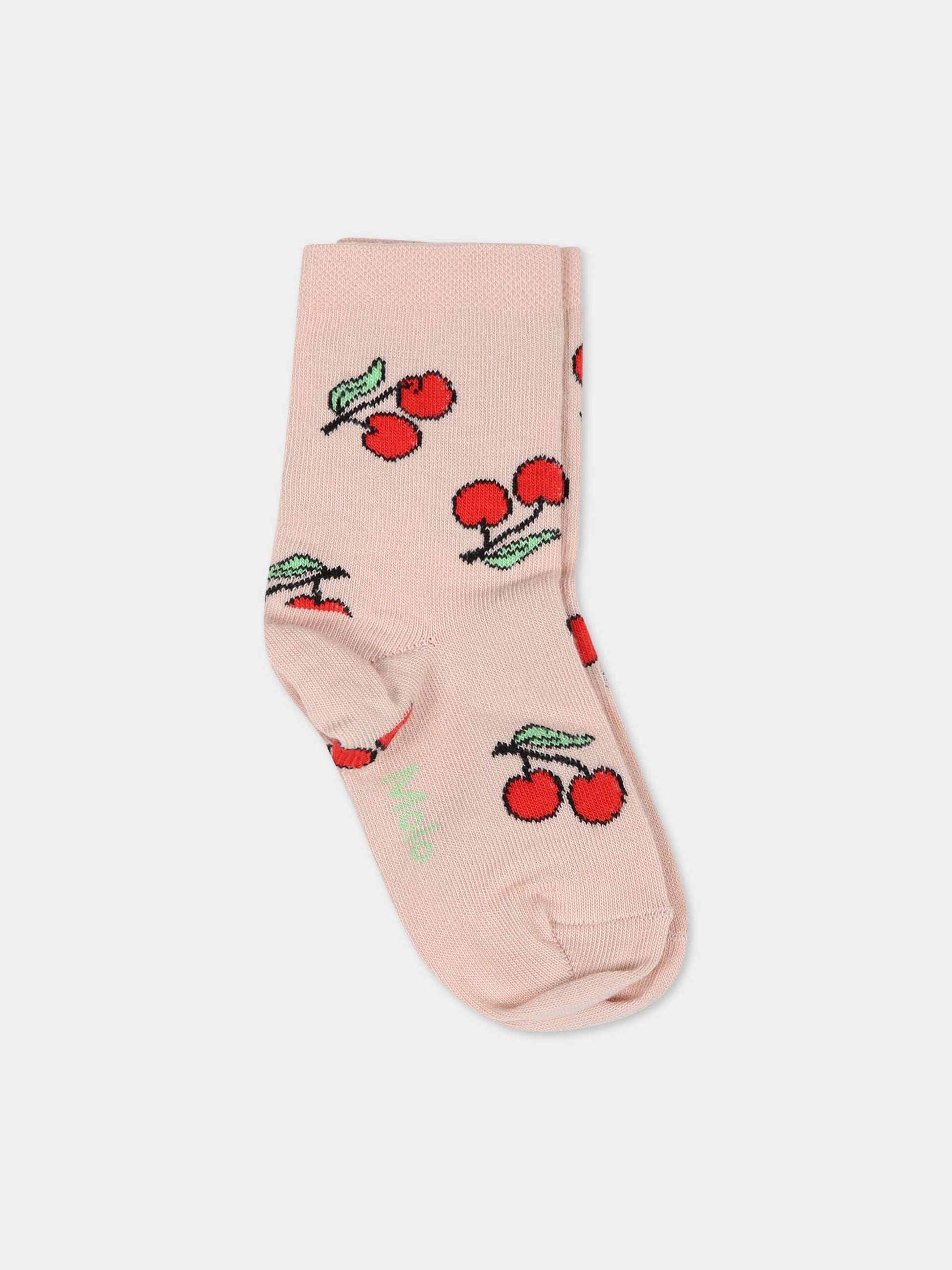 Set multicolor per bambina con ciliegie e lurex,Molo,7S23G104 8151