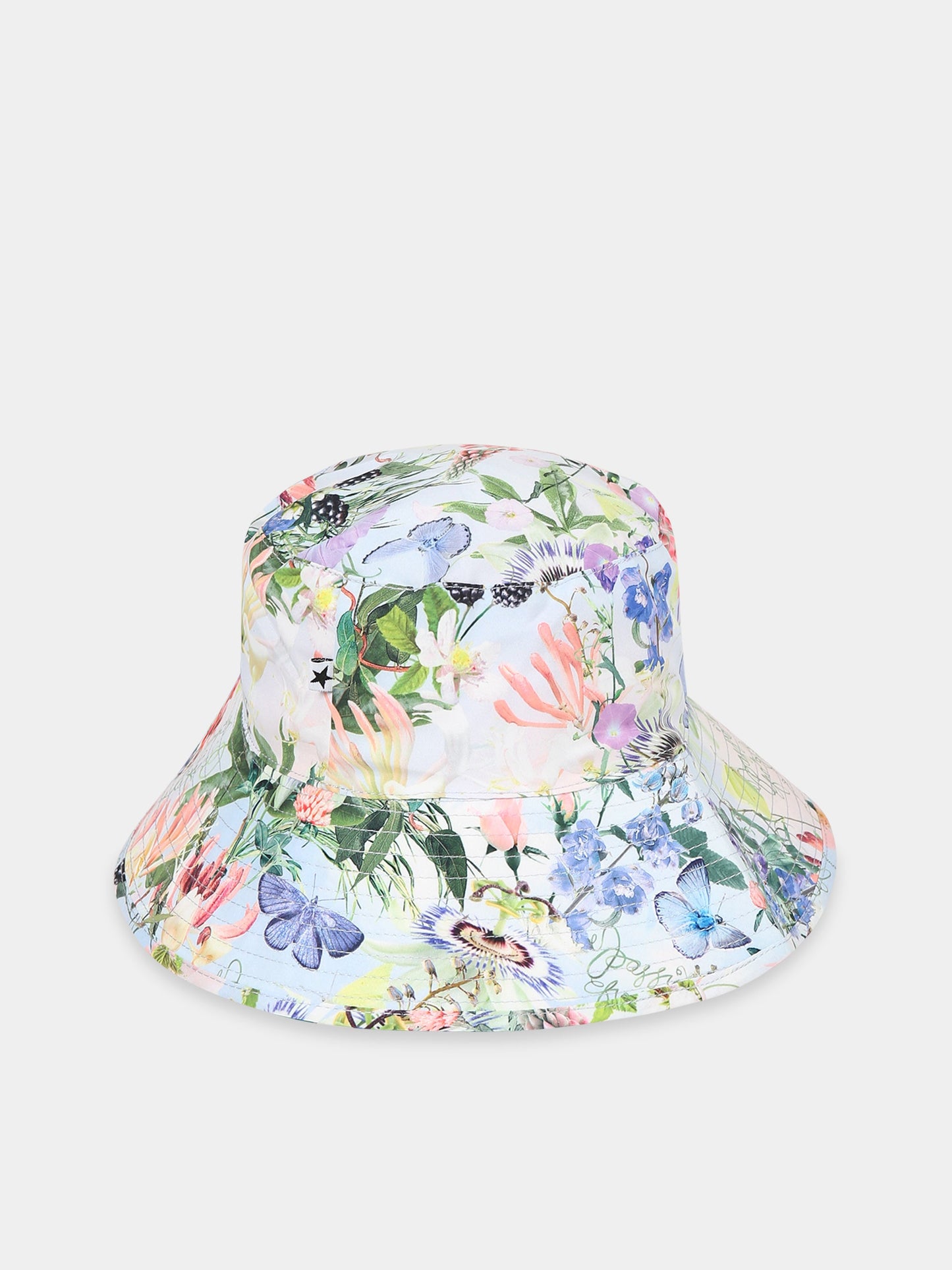 Cloche multicolor per bambina con stampa fiori e farfalle,Molo,7S23Y303 6682