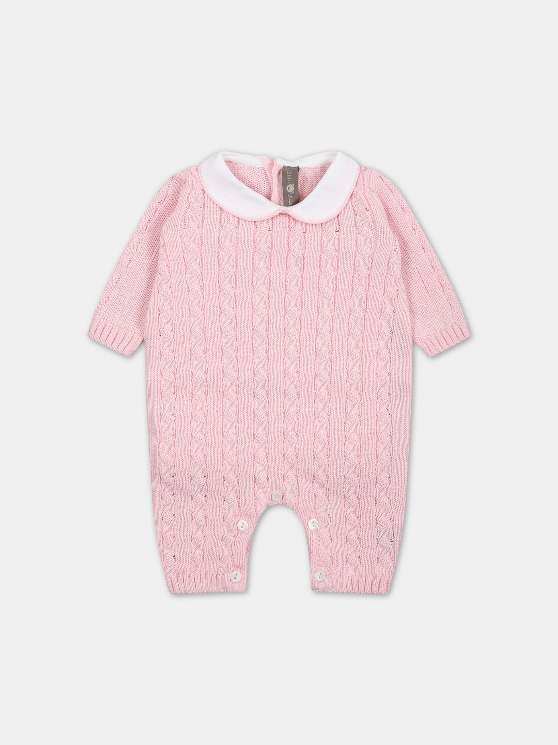 Tutina rosa per neonata,Little Bear,6115 ROSA