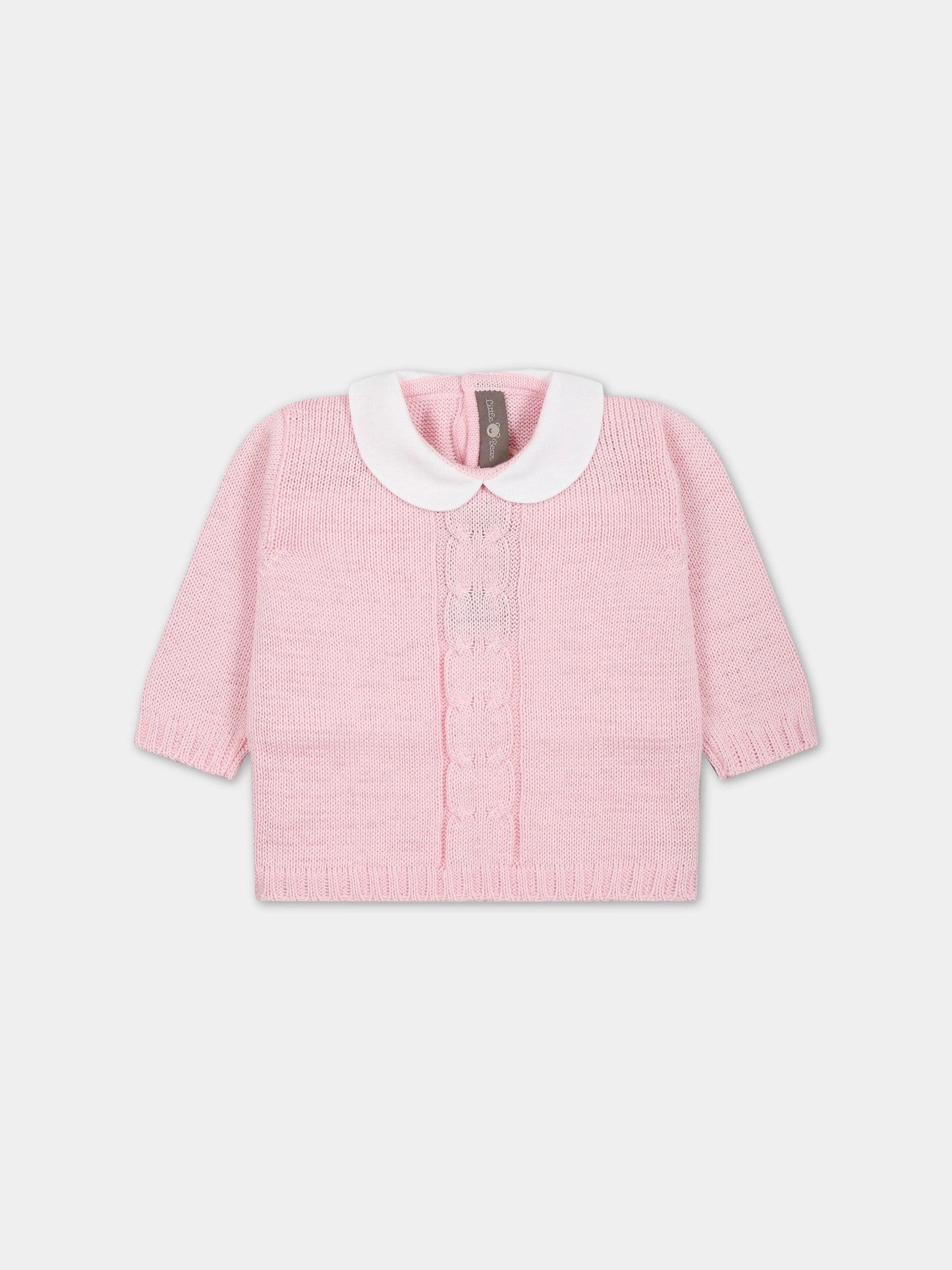 Maglione rosa per neonata,Little Bear,6023 ROSA