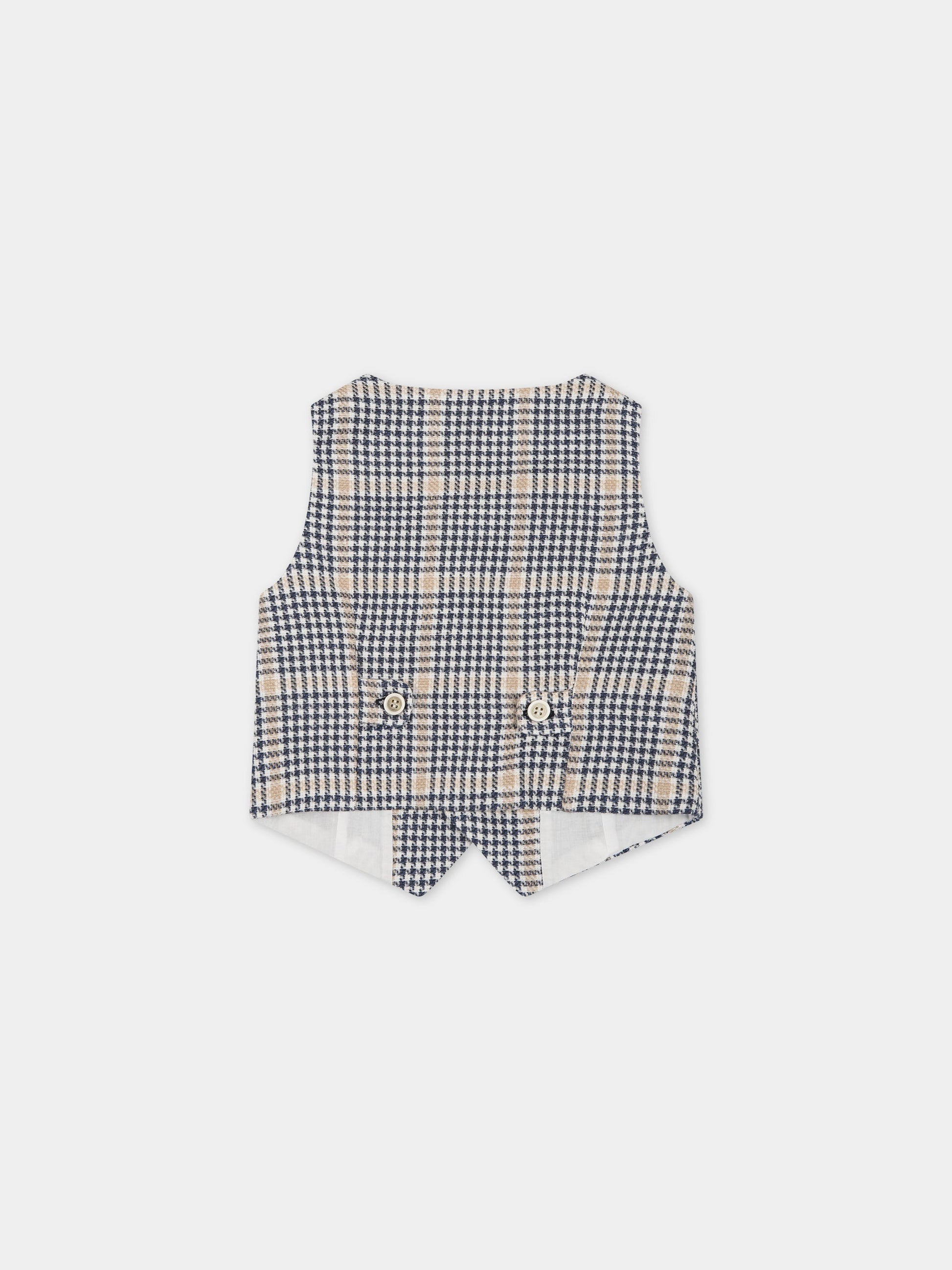 Panciotto multicolor per neonato,La Stupenderia,CJGL91Z17 D17