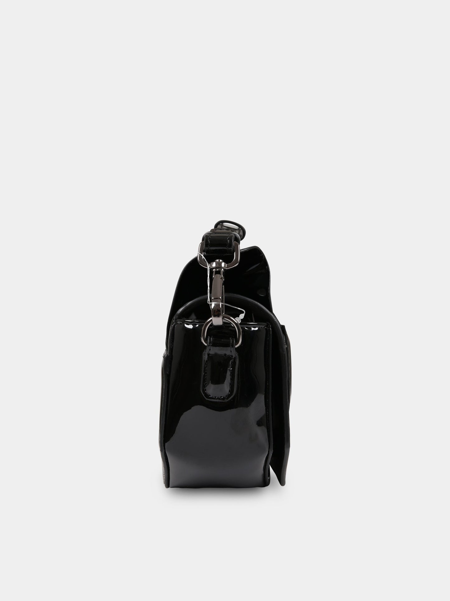 Borsa nera per bambina con logo,Karl Lagerfeld Kids,Z10155 09B